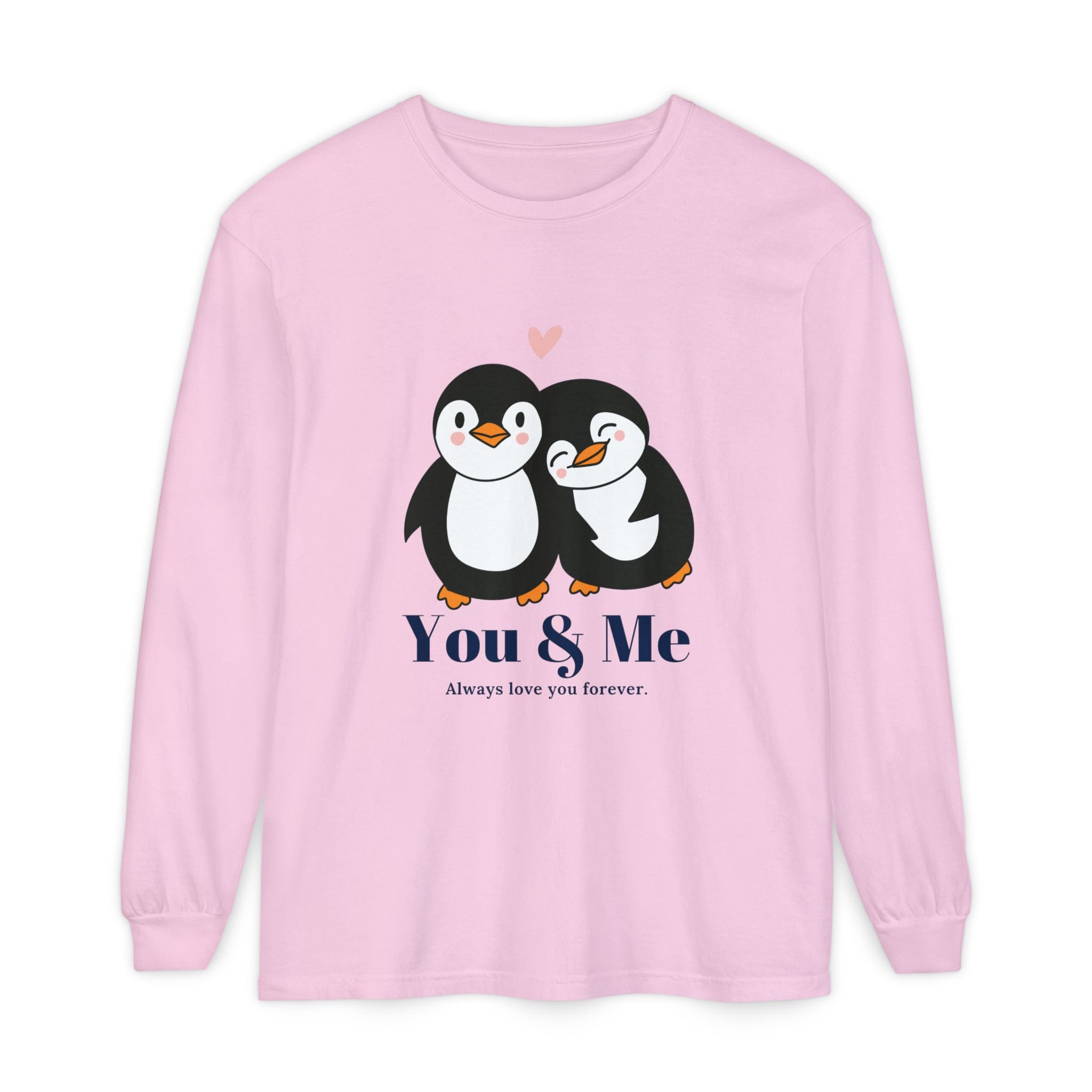 Adorable Penguin Love Long Sleeve T-Shirt | Cute Couples Gift, Valentine's Day Apparel, Matching Tees, Cozy Date Night Wear, [...]