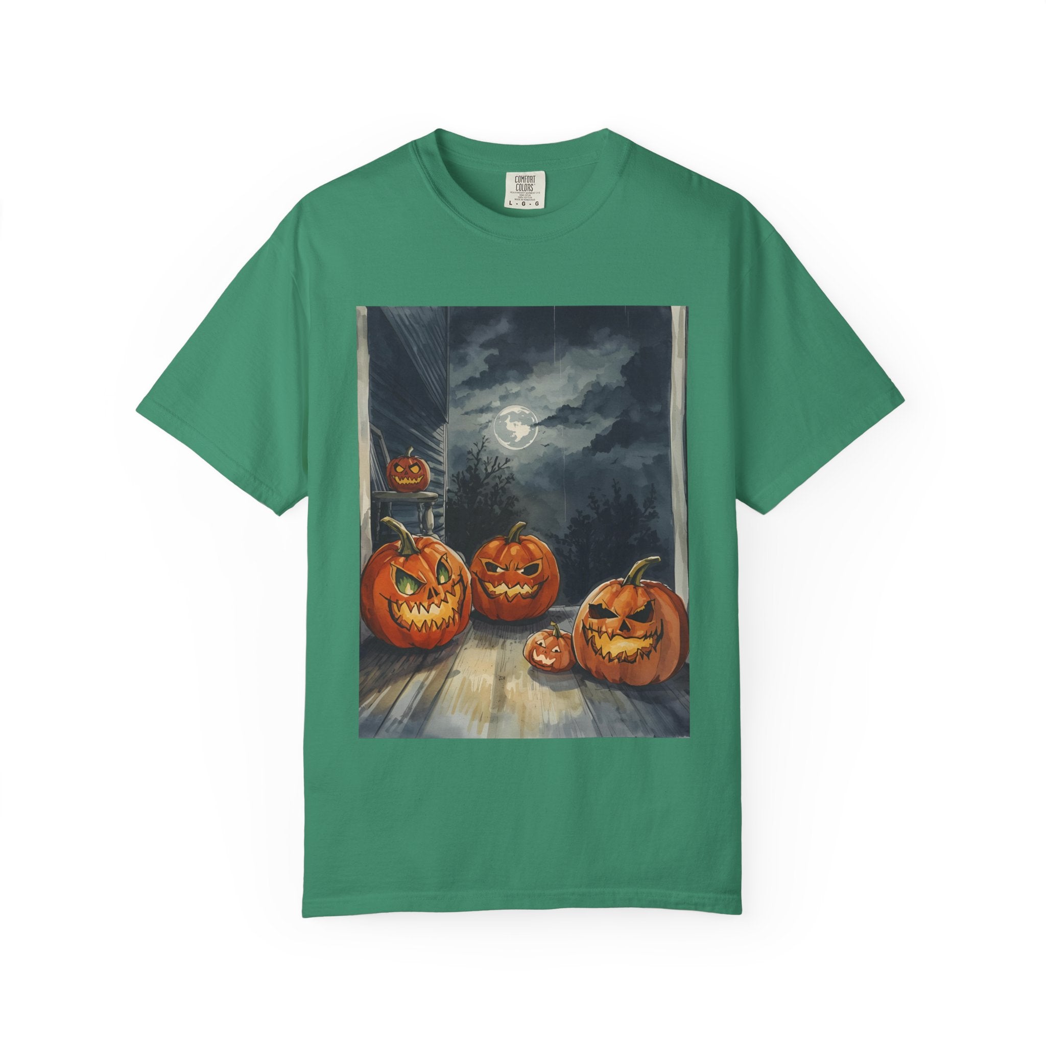Halloween Pumpkin Spooky Unisex Garment-Dyed T-shirt