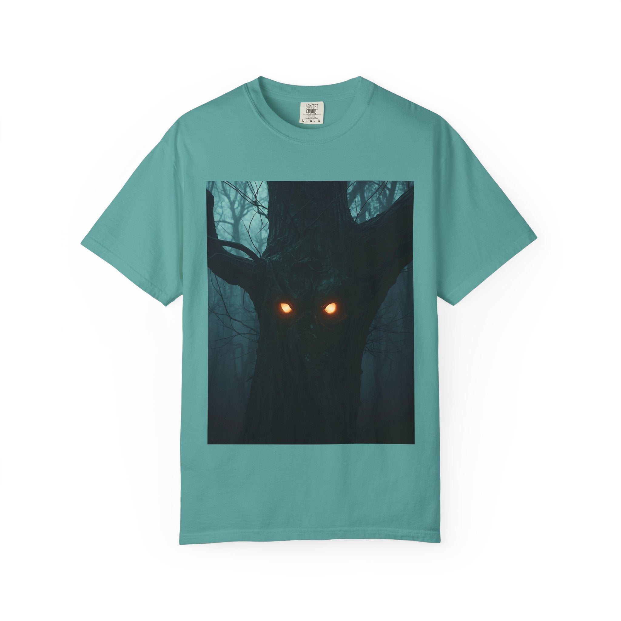 Spooky Mysterious Forest Creature T-Shirt, Unisex Shirt, Nature Lover Gift, Halloween Apparel, Unique Graphic Tee