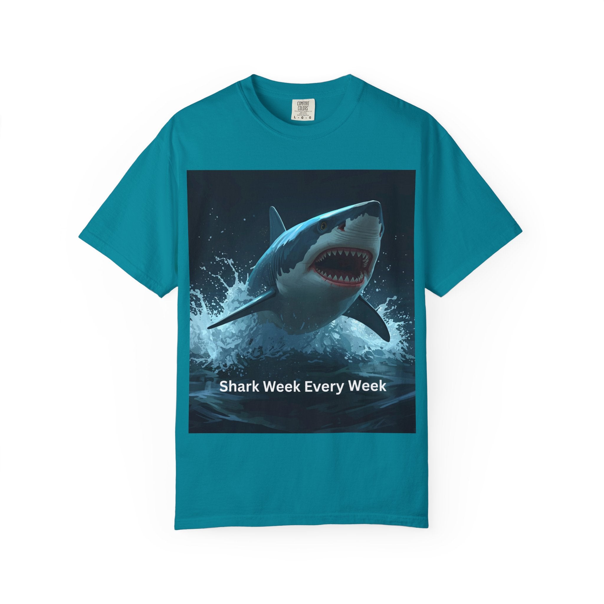 Shark Week Unisex T-Shirt | Fun Ocean Lover Tee, Summer Beachwear, Gift for Shark Fans, Party Outfit, Ocean Conservation Awareness