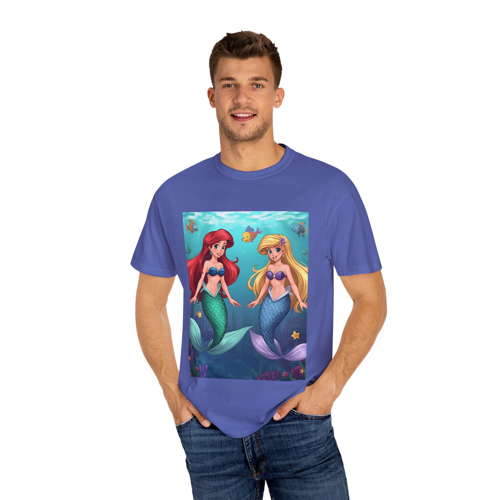 Mermaid Unisex Garment-Dyed T-shirt