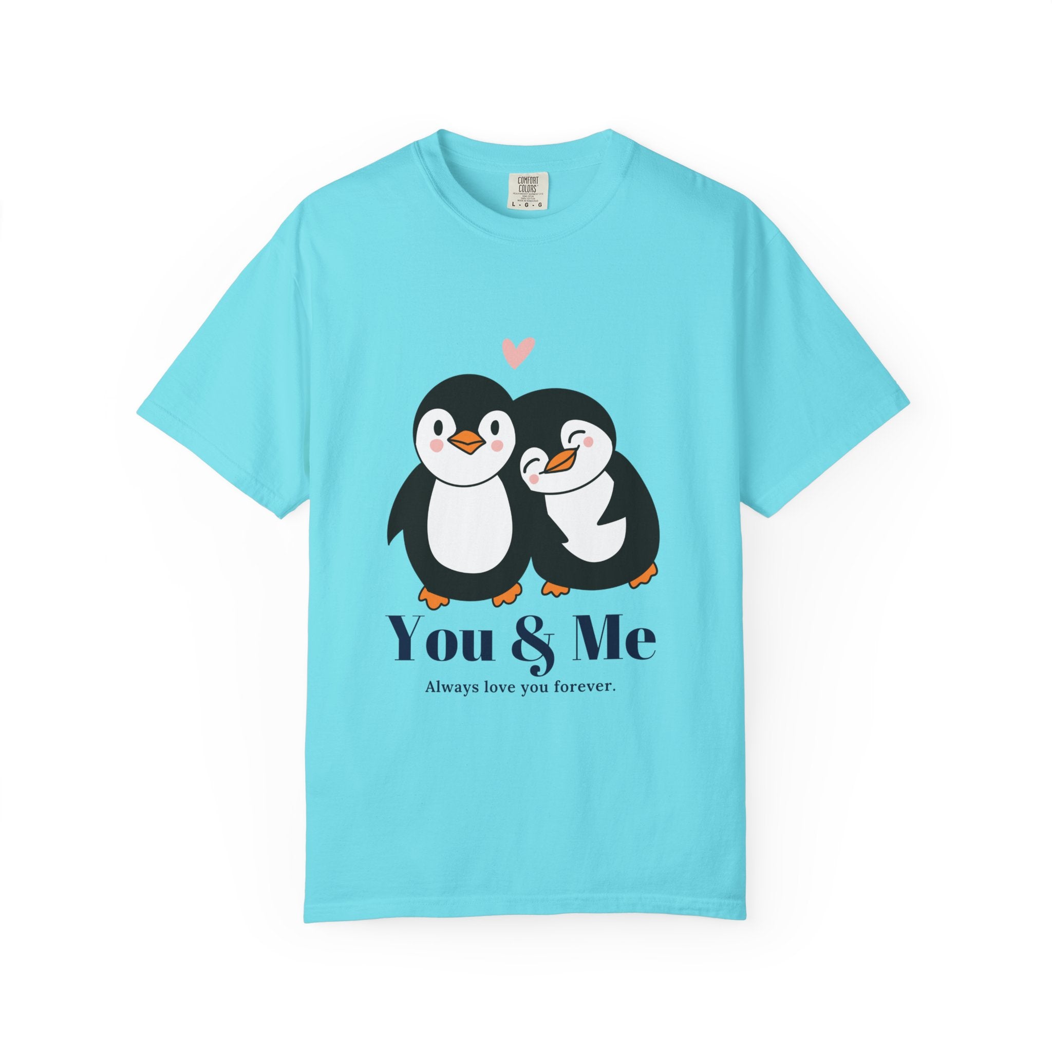 Cute Penguin Couples T-shirt, Valentine's Gift, Relationship Shirt, Birthday Present, Unisex T-Shirt, Love Apparel