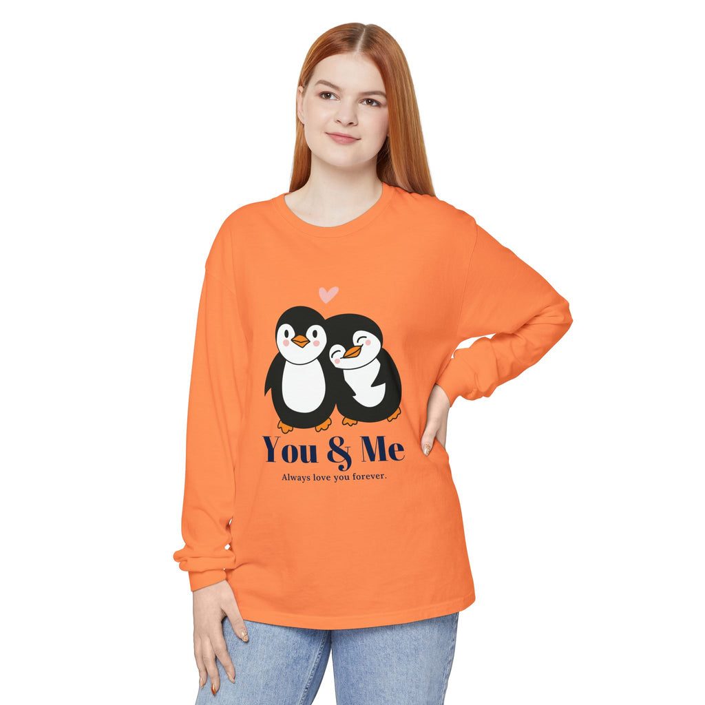 Adorable Penguin Love Long Sleeve T-Shirt | Cute Couples Gift, Valentine's Day Apparel, Matching Tees, Cozy Date Night Wear, [...]