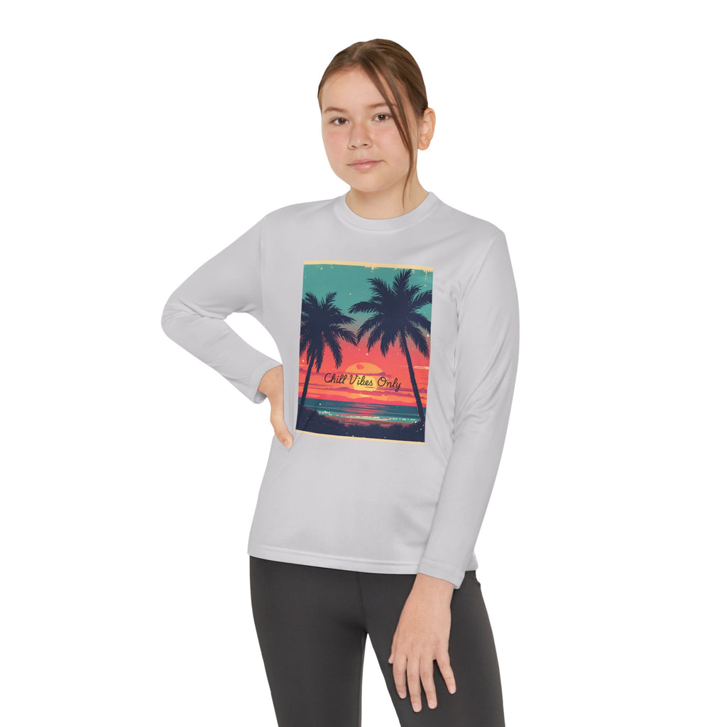 Tropical Sunset Youth Long Sleeve Competitor Tee