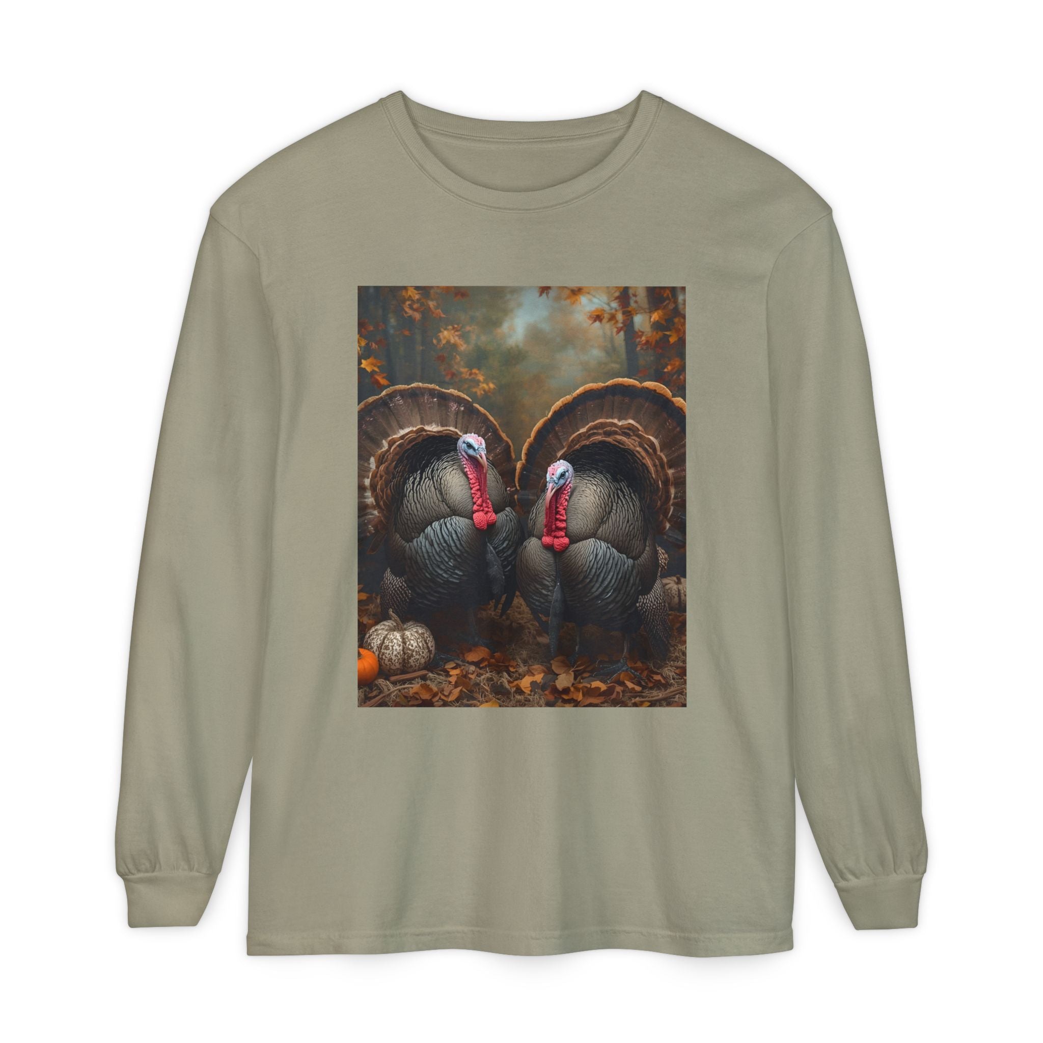 Unisex Garment-dyed Long Sleeve T-Shirt