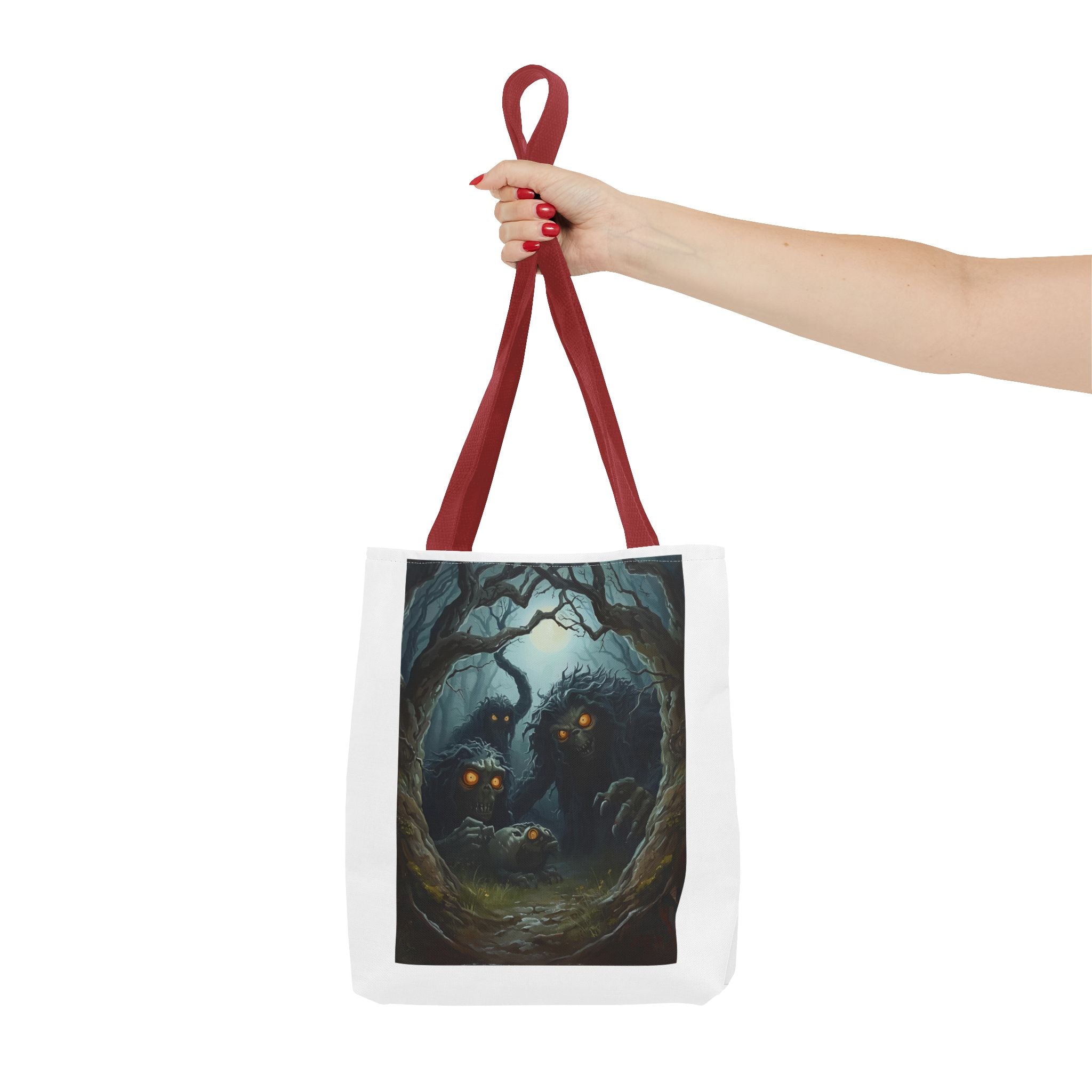 Spooky Forest Creatures Tote Bag (AOP)
