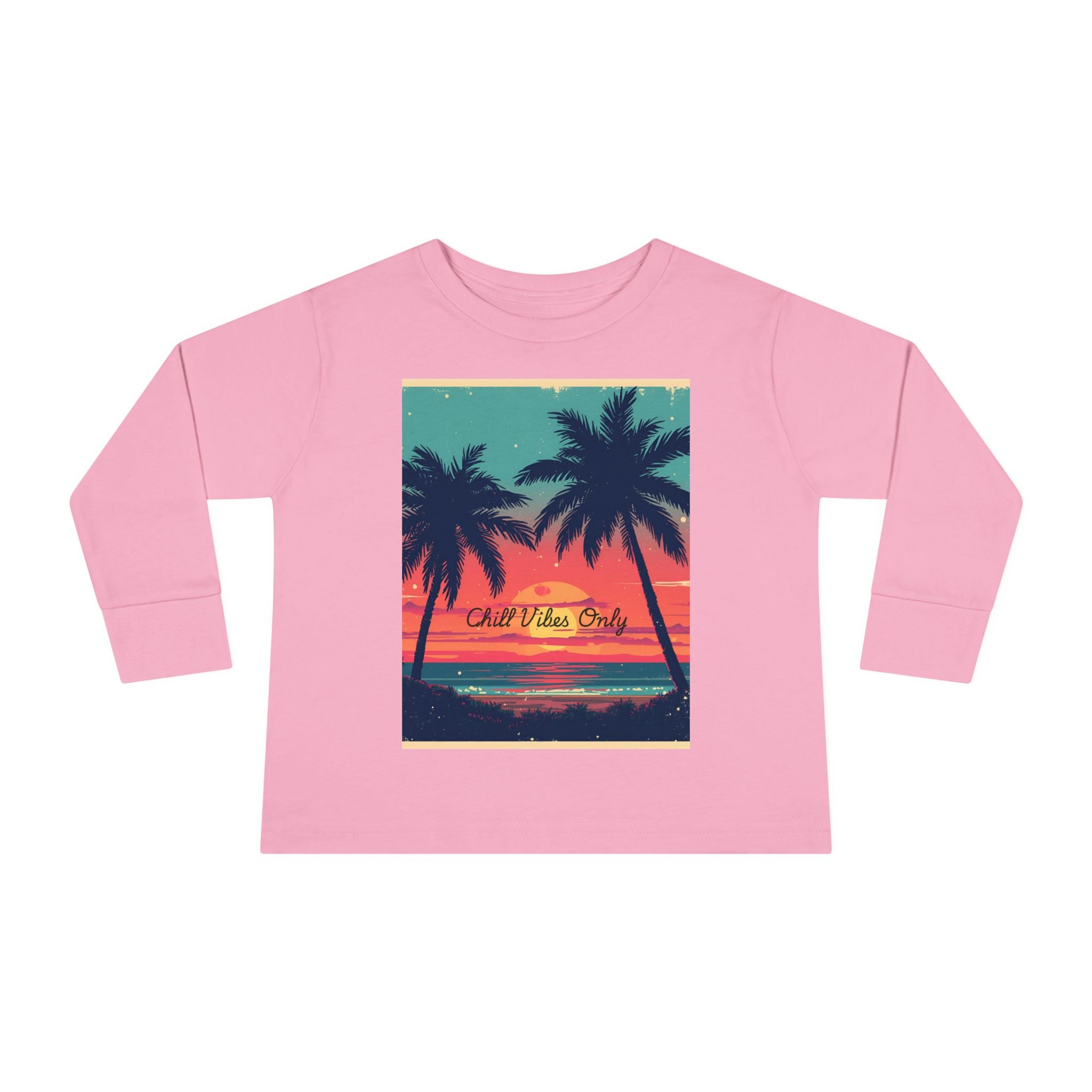 Tropical Sunset Toddler Long Sleeve Tee