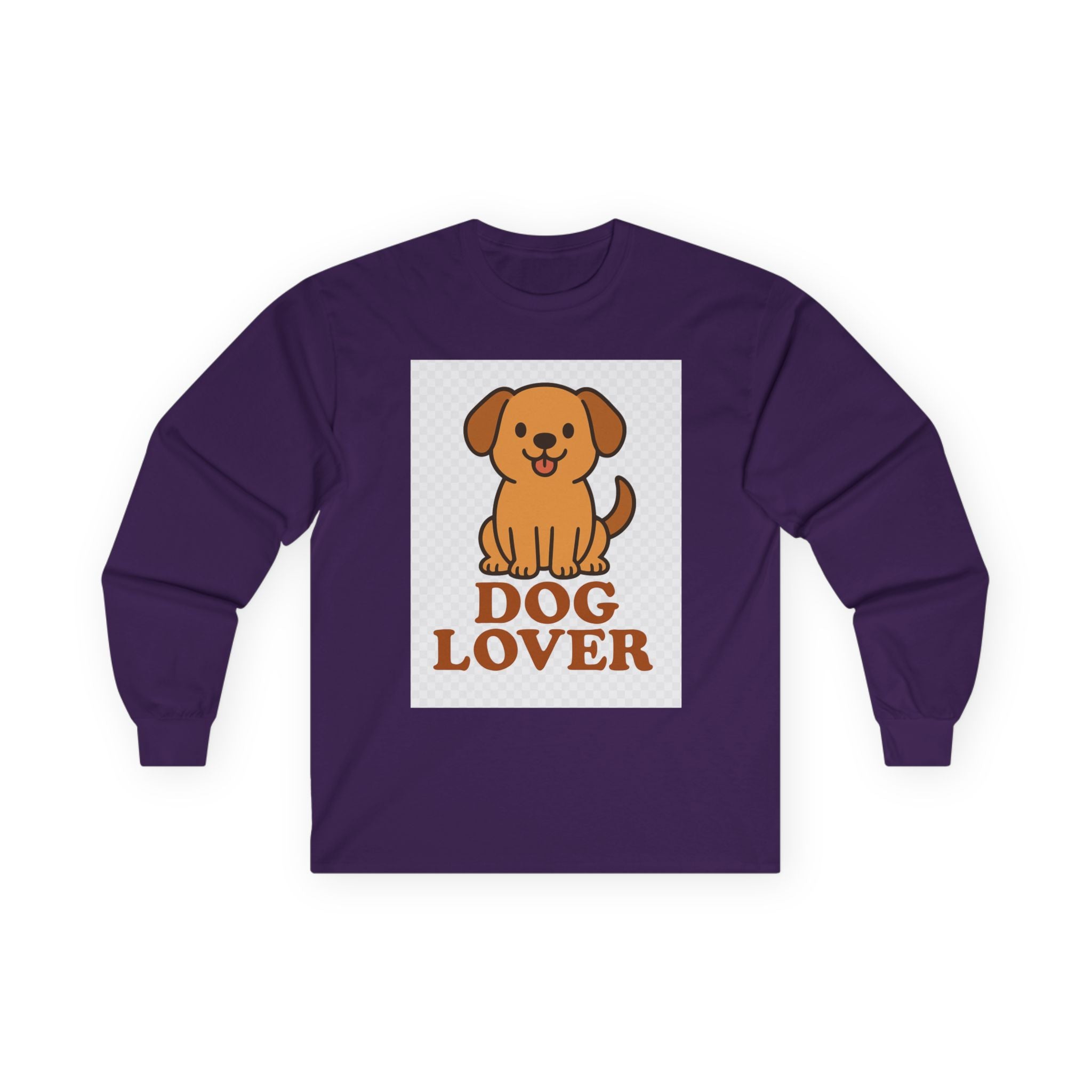 Dog Lover Long Sleeve Tee, Unisex Tee for Pet Enthusiasts, Cute Dog Apparel, Gift for Dog Owners, Casual Everyday Wear