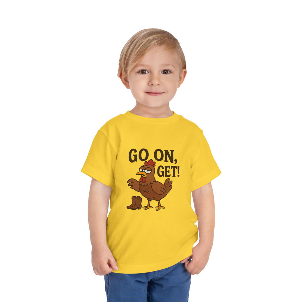 Go On Get Funny Toddler Short Sleeve Tee