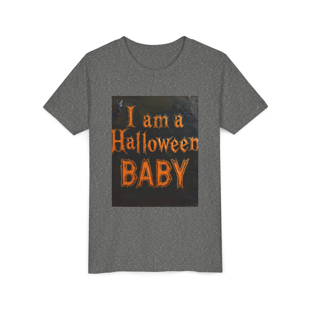 I Am A Halloween Baby Youth Short Sleeve Tee
