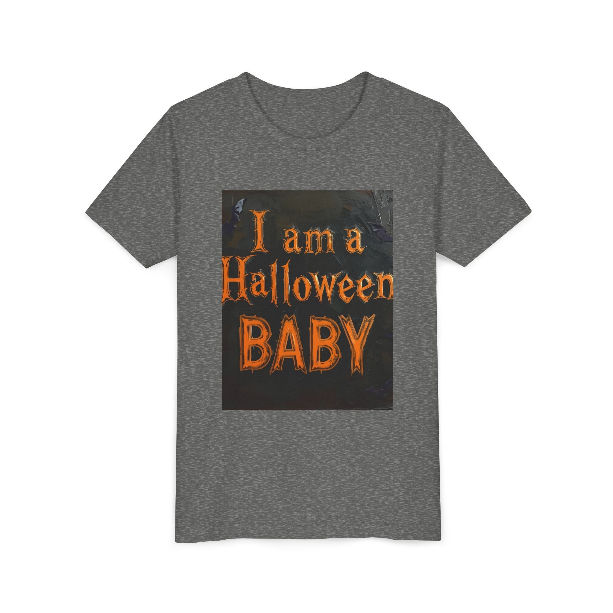 I Am A Halloween Baby Youth Short Sleeve Tee