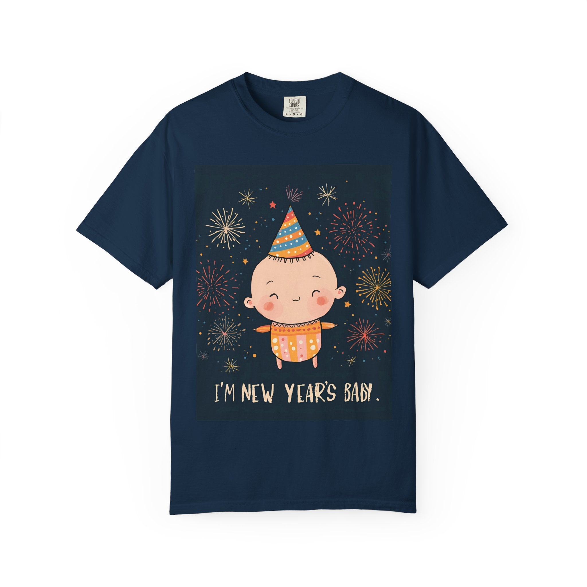 New Year's Baby T-Shirt, Unisex Celebration Tee, Funny New Year Party Shirt, Cute Baby Gift, Holiday Humor Apparel