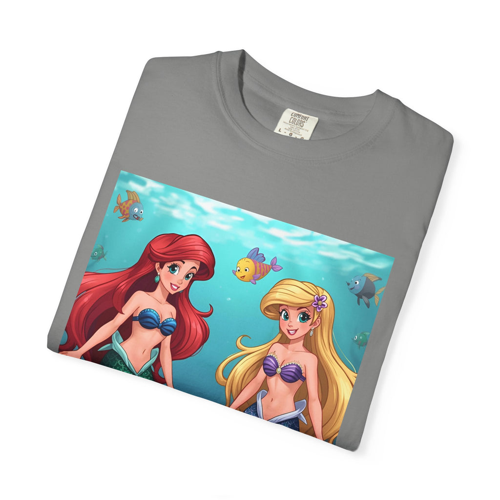 Mermaid Friends T-Shirt, Colorful Underwater Theme Tee, Gift for Sea Lovers, Perfect for Summer, Birthday Present, Beachwear
