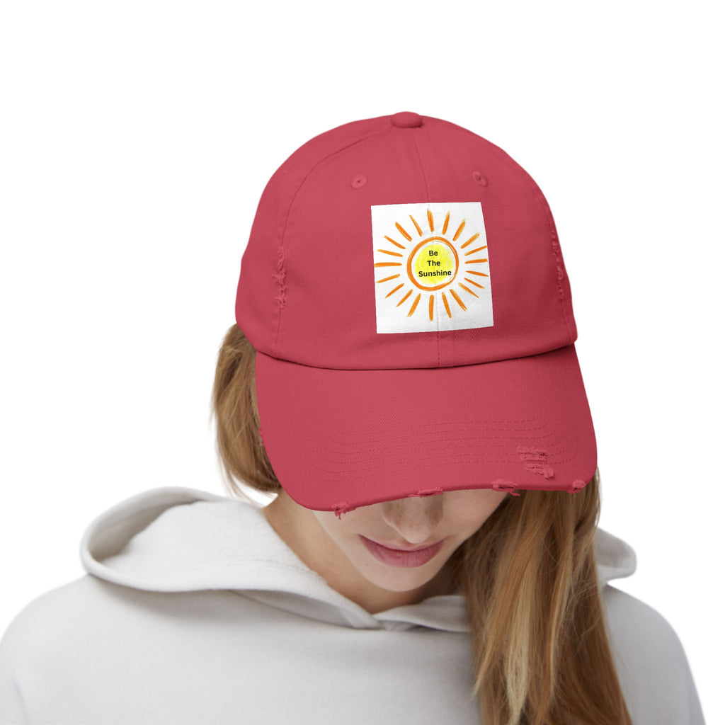Be The Sunshine Unisex Distressed Cap