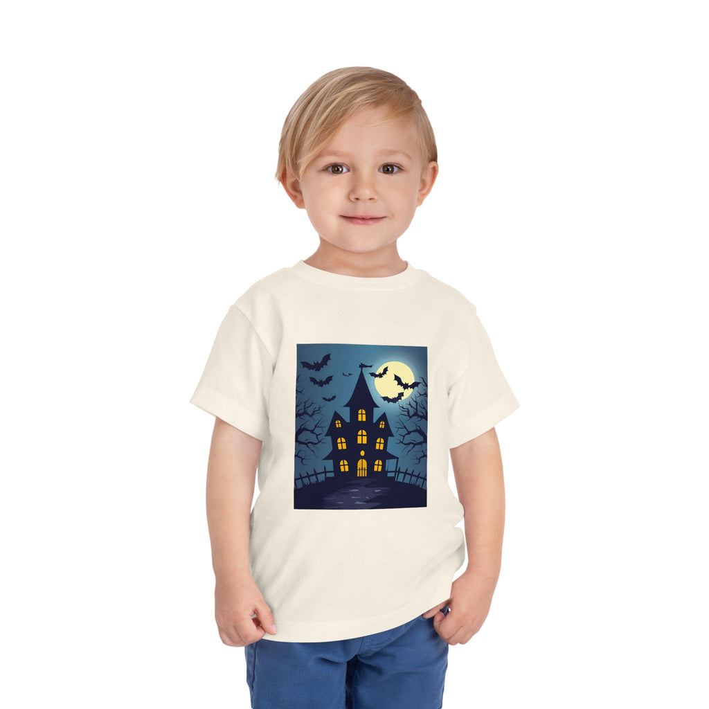 Toddler Halloween T-Shirt, Spooky Haunted House Tee, Kids Halloween Costume, Toddler Witch Shirt, Halloween Party Outfit
