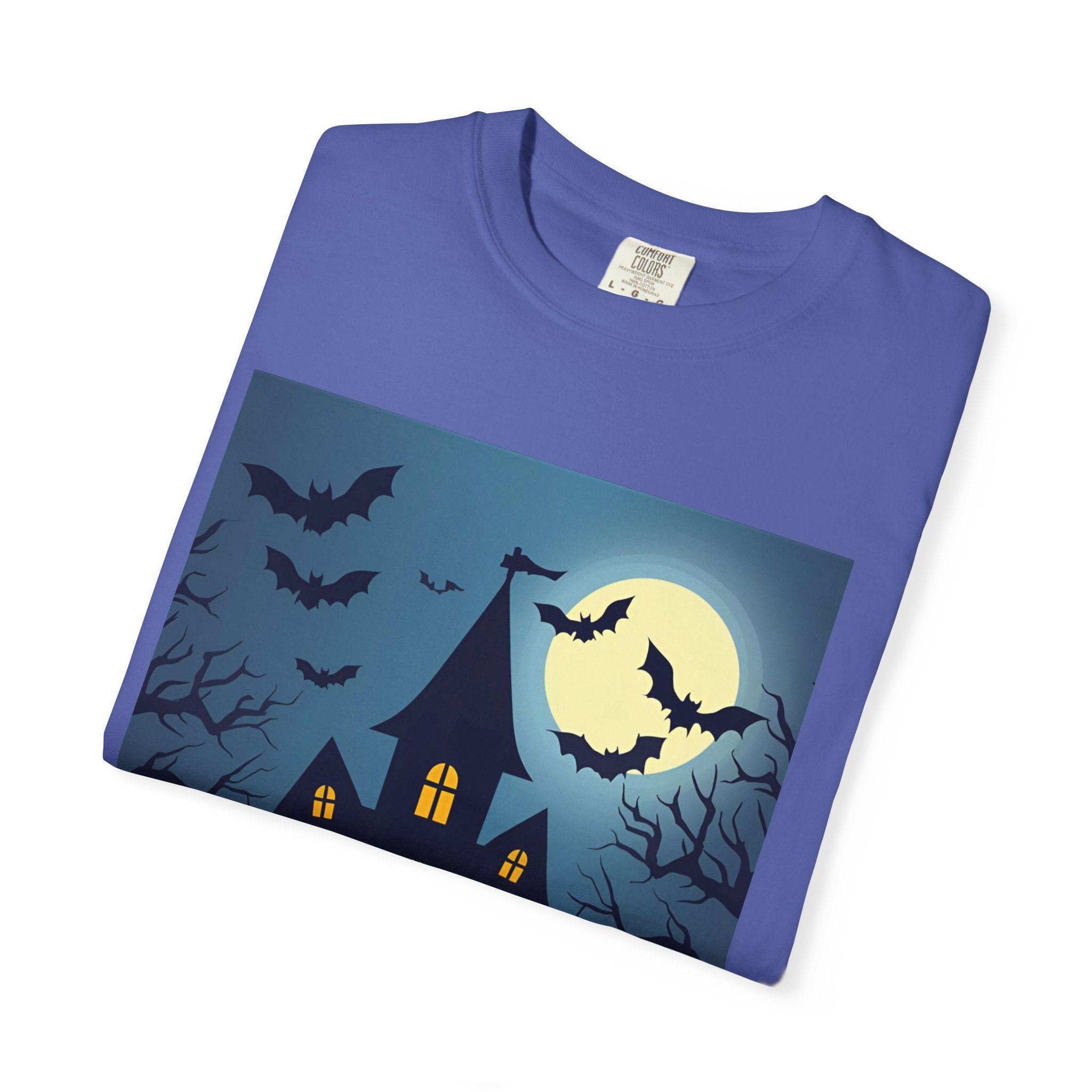 Haunted House Graphic T-Shirt | Halloween Tee, Unisex Shirt, Spooky Top, Fall Apparel, Gift for Halloween Lovers