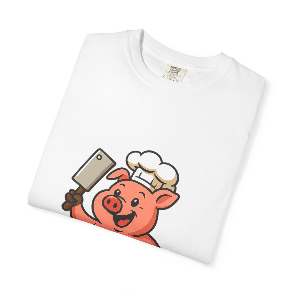 Funny Chef Pig T-shirt, Humorous Cooking Shirt, Gift for Food Lovers, BBQ Master Tee, Fun Kitchen Apparel