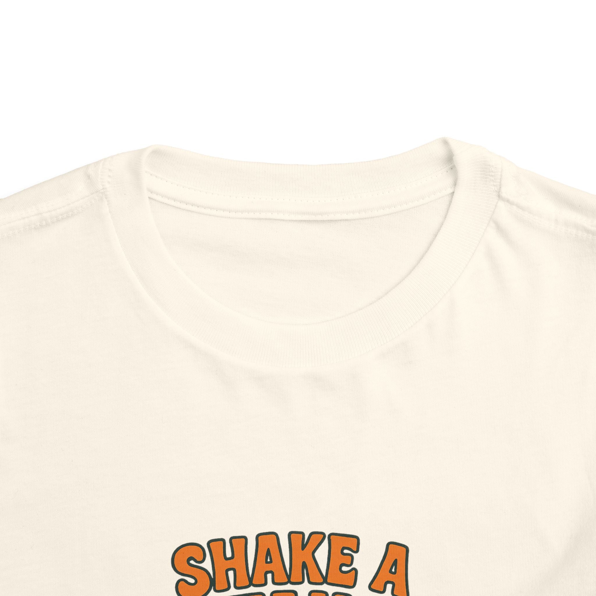 Shake A Tail Feather Funny Toddler Short Sleeve Tee