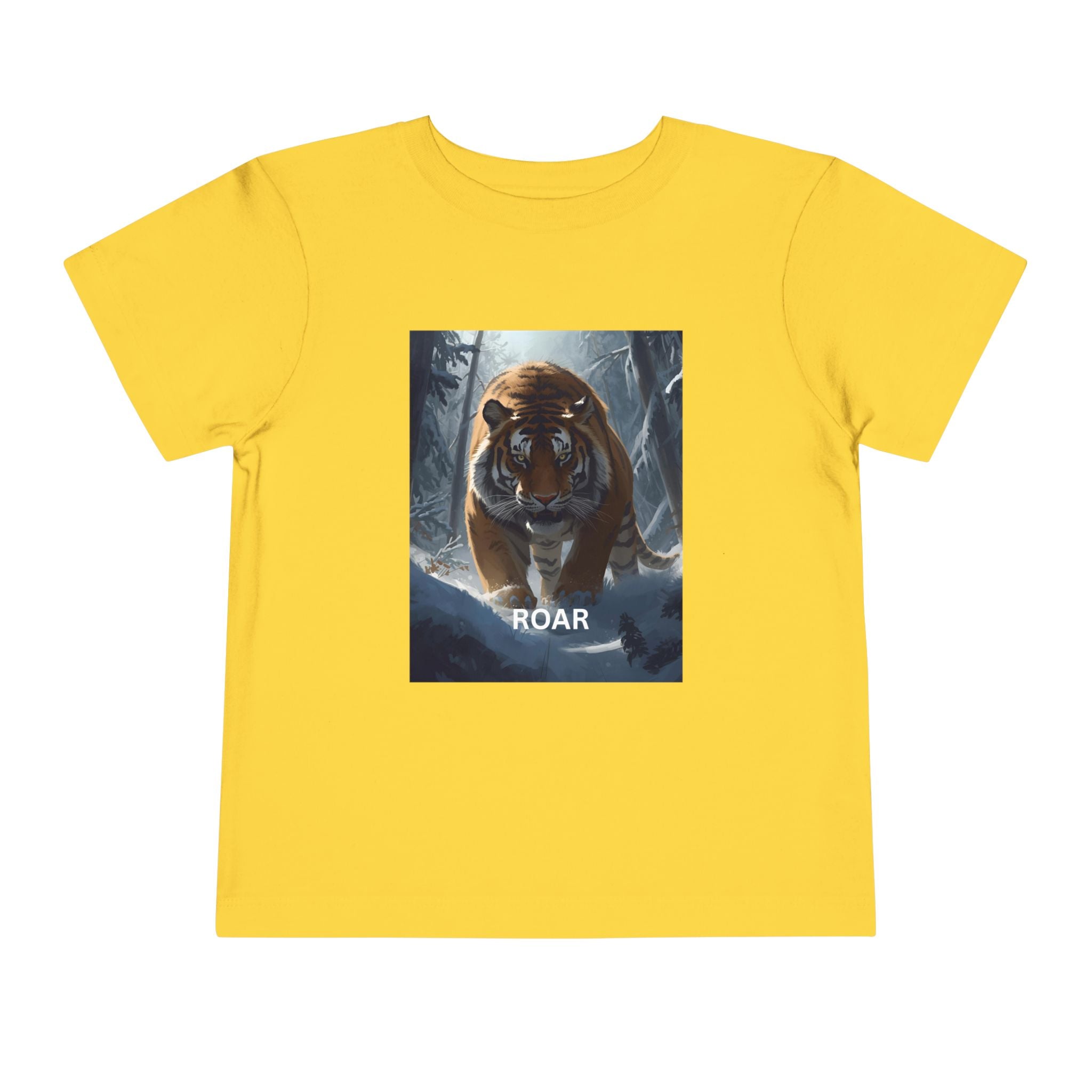 Tiger Roar Snow Toddler Short Sleeve Tee