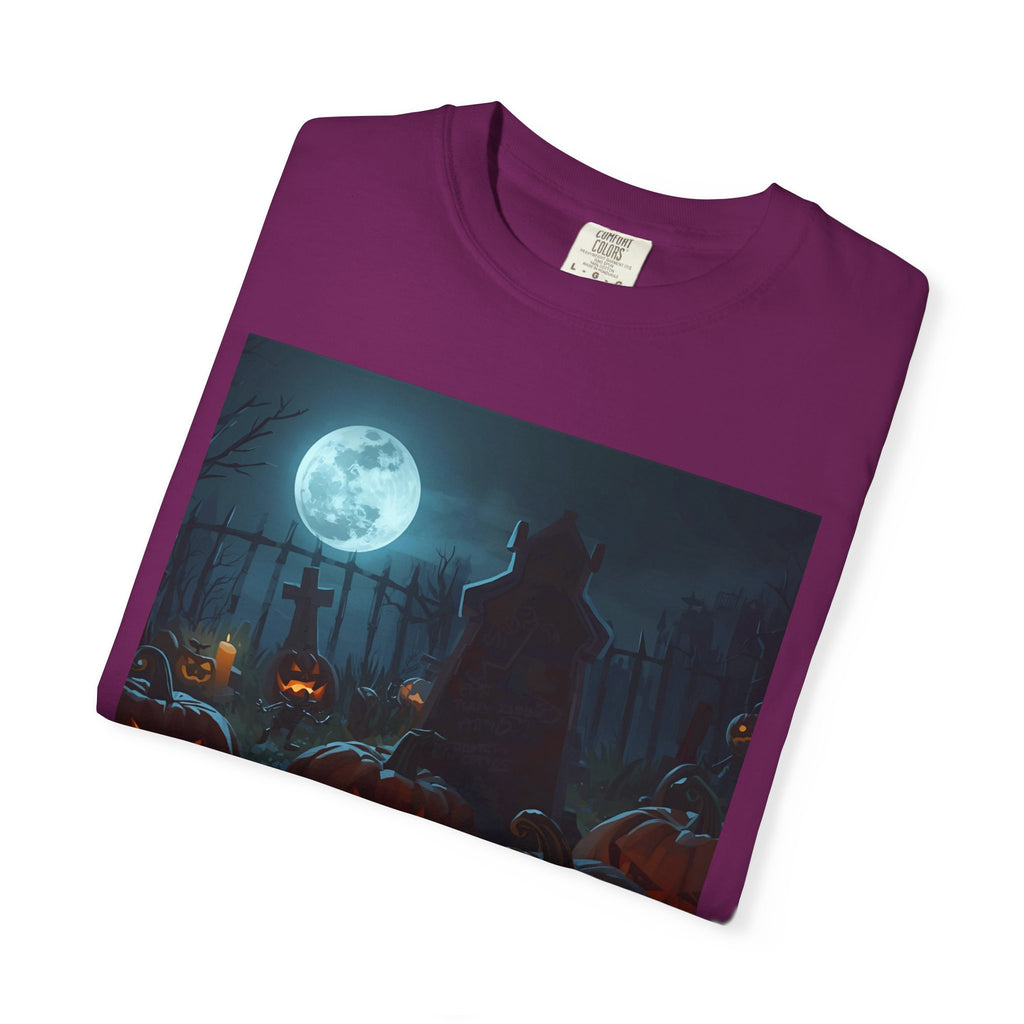 Halloween Pumpkin Unisex T-Shirt, Spooky Shirt, Fall Apparel, Halloween Costume, Casual Wear, Party Shirt