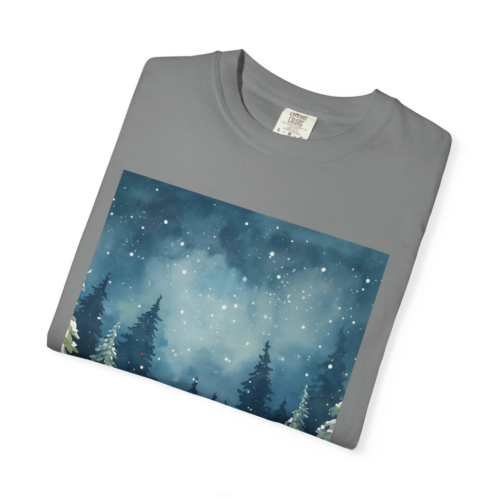 Winter Wonderland T-Shirt, Holiday Gift, Unisex Tee, Cozy Winter Apparel, Snowy Scene Shirt, Christmas Fashion