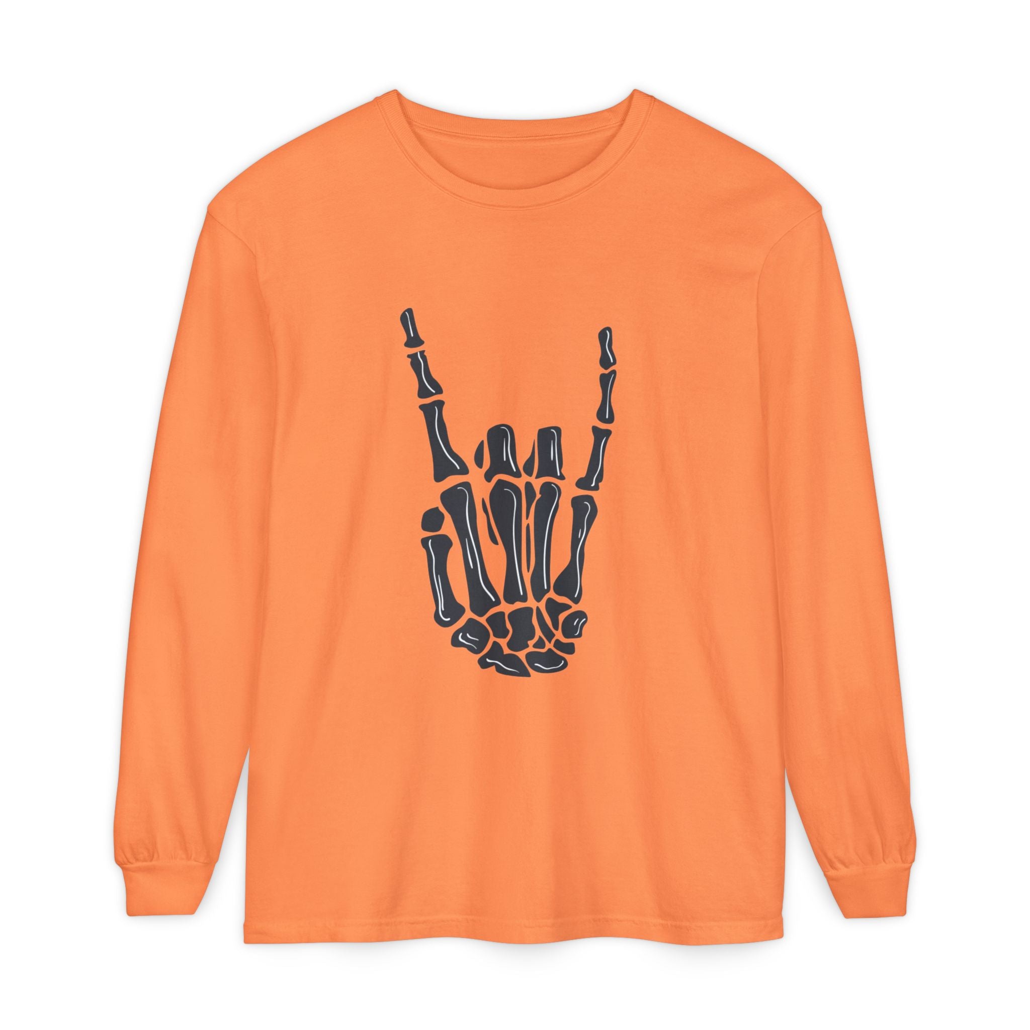 Rock On Unisex Garment-dyed Long Sleeve T-Shirt