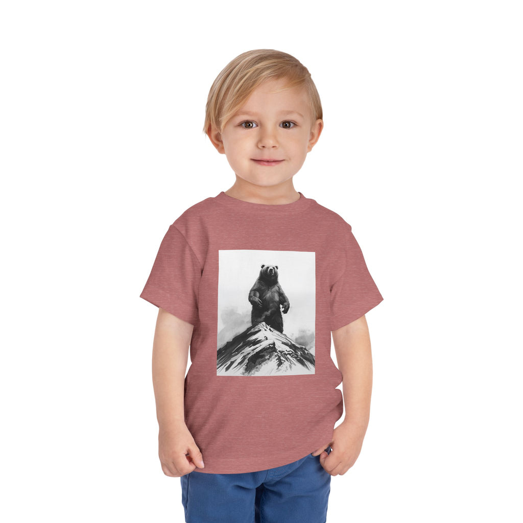 Bear Mountain Snow Toddler Short Sleeve Tee