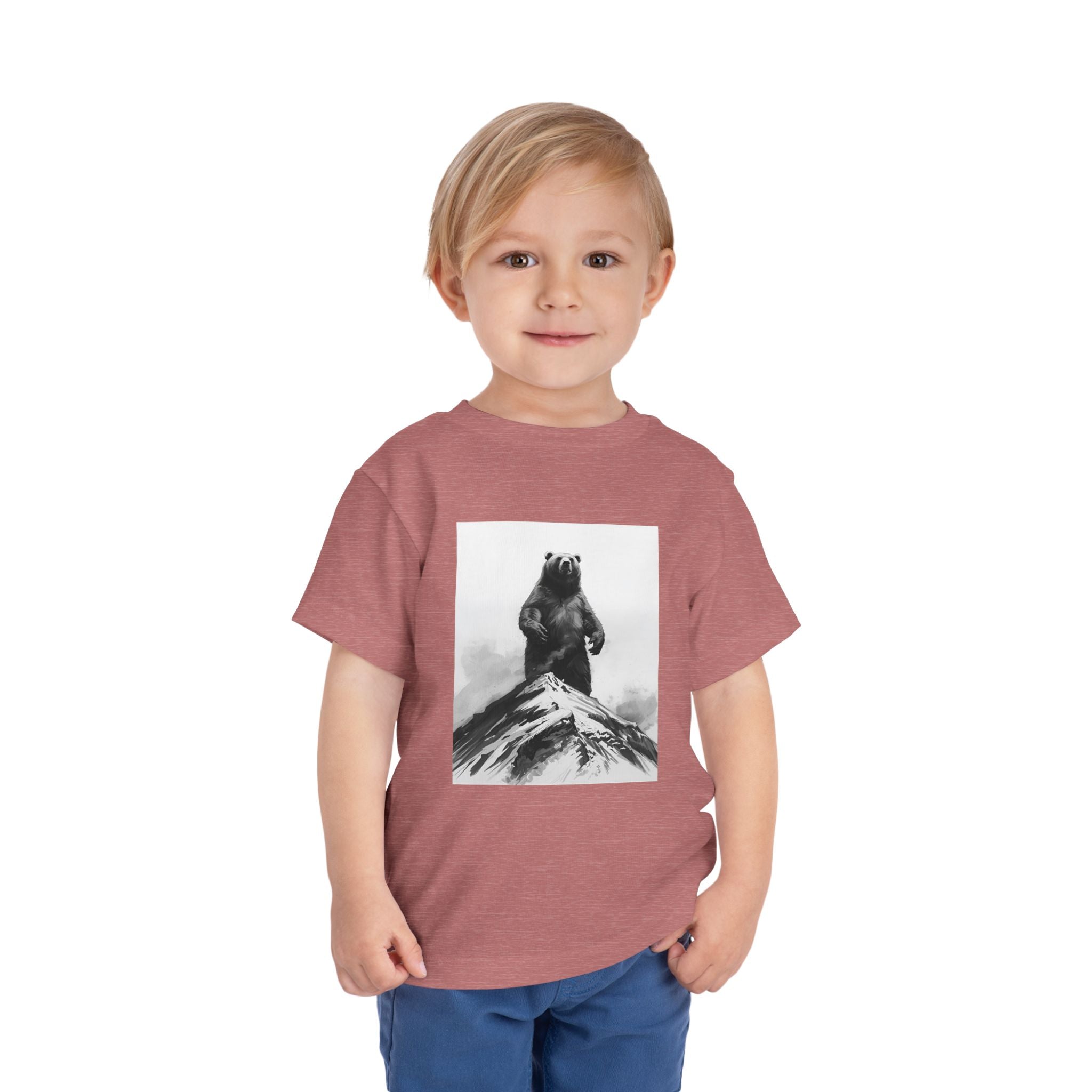 Bear Mountain Snow Toddler Short Sleeve Tee