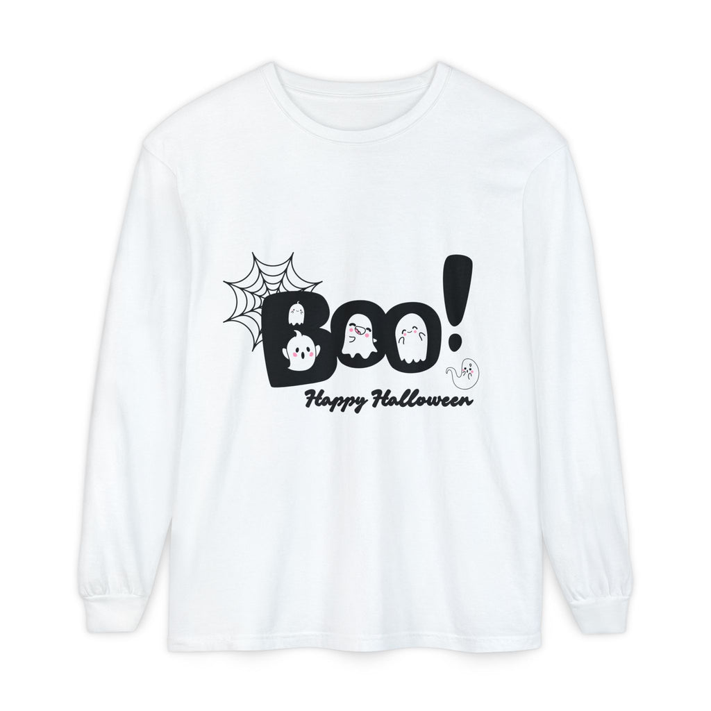 Halloween Boo Long Sleeve T-Shirt, Unisex Spooky Tee, Perfect for Fall Celebrations, Ghost Graphic Shirt, October Style Apparel, Casual [...]