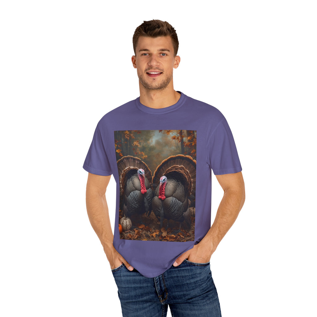 Thanksgiving Turkey T-Shirt, Fall Apparel, Unisex Tee, Harvest Celebration Gift, Autumn Wardrobe Essential