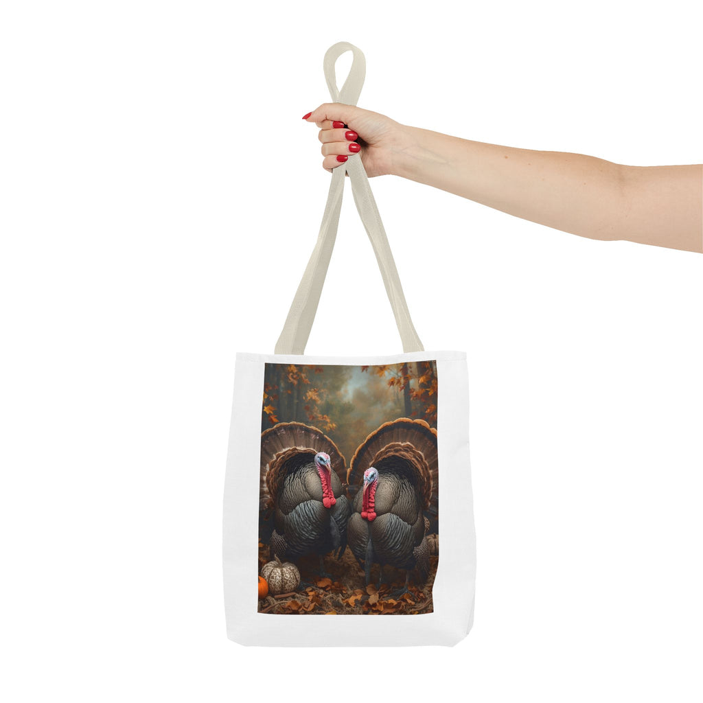 Thanksgiving Turkey Tote Bag, Autumn Shopping Bag, Fall Gift, Farmhouse Decor, Holiday Harvest Purse