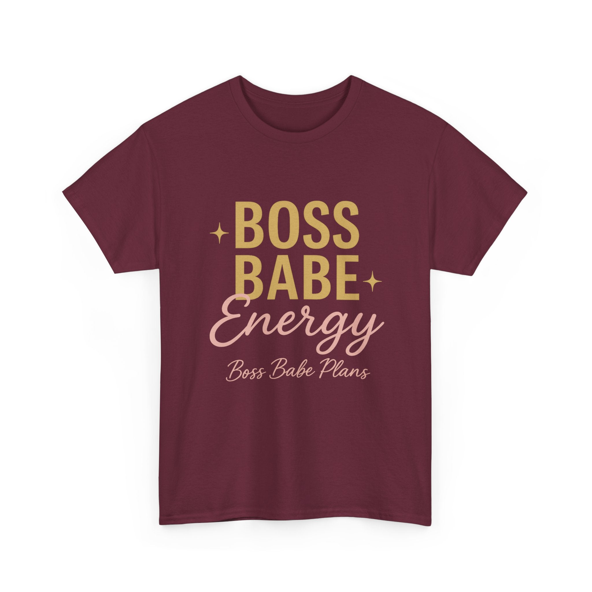 Boss Babe Plans Energy Unisex Cotton Tee