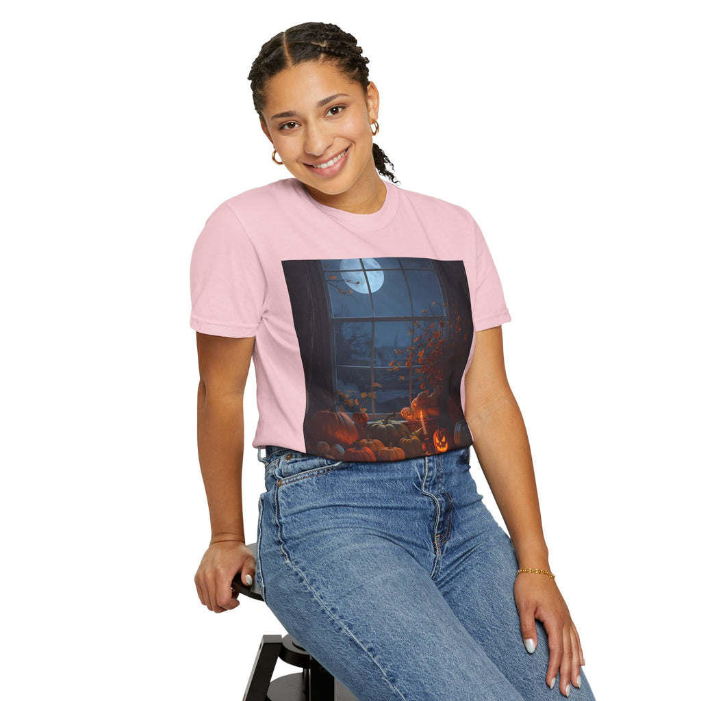 Cozy Halloween Tee, Fall Graphic Shirt, Pumpkin Patch T-Shirt, Spooky Season Apparel, Unisex Autumn Top