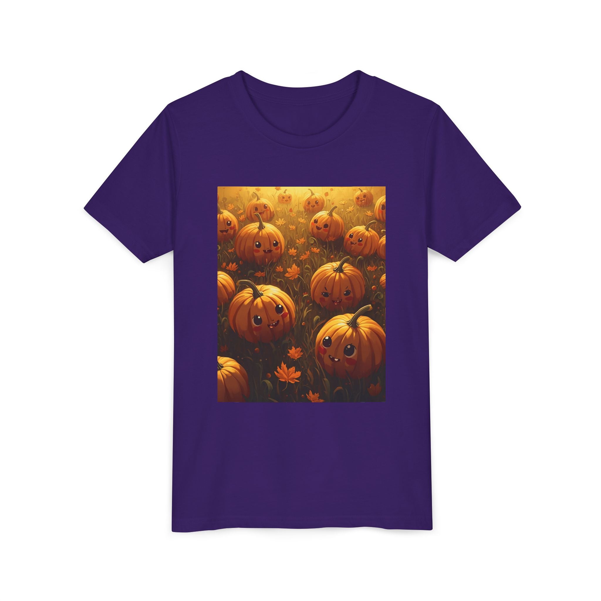Pumpkin Halloween Youth Tee, Fall Shirt, Halloween Gift, Kids Halloween Apparel, Harvest Celebration T-shirt