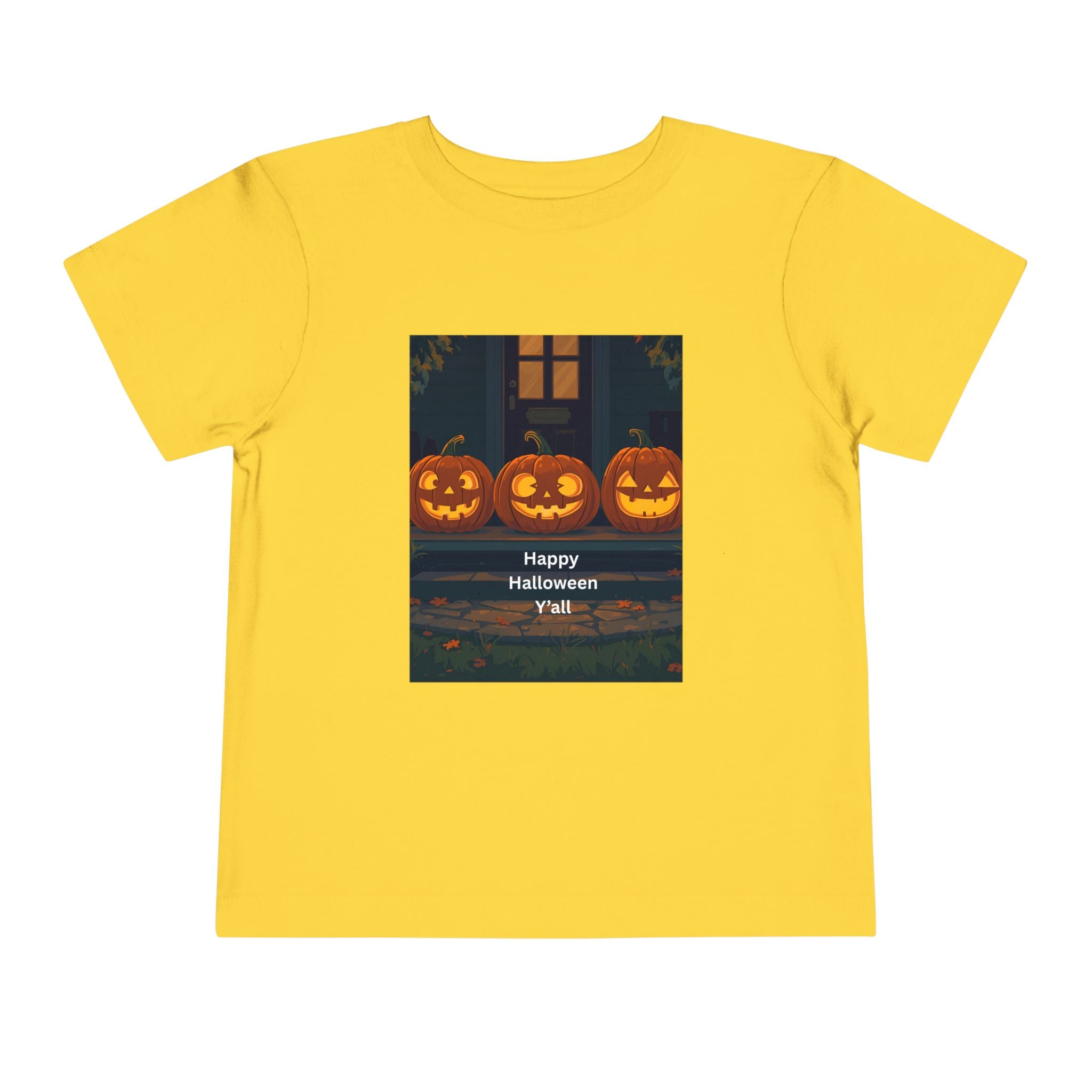 Spooky Pumpkin Toddler Short Sleeve Tee