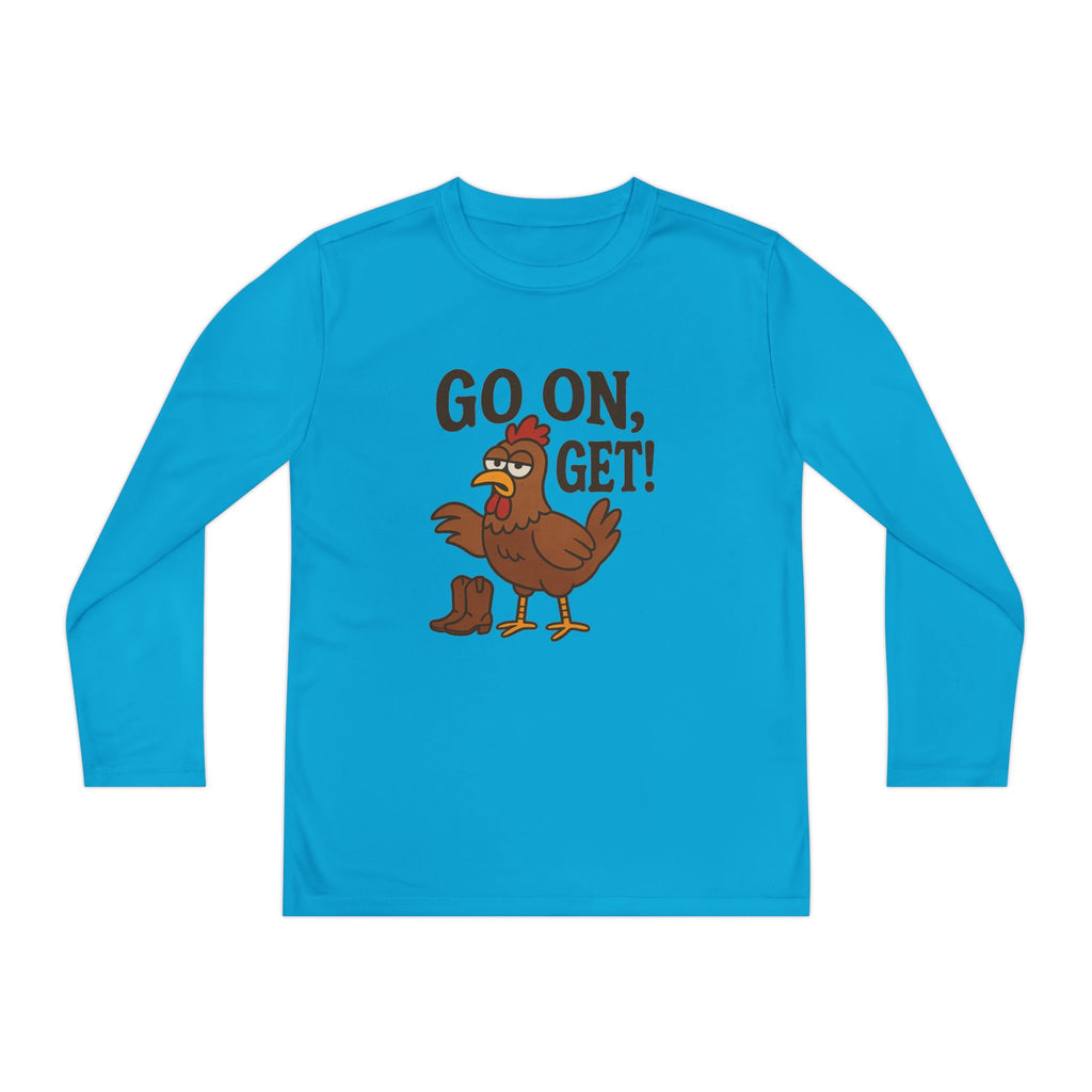 Go On Get Funny Youth Chicken Shirt