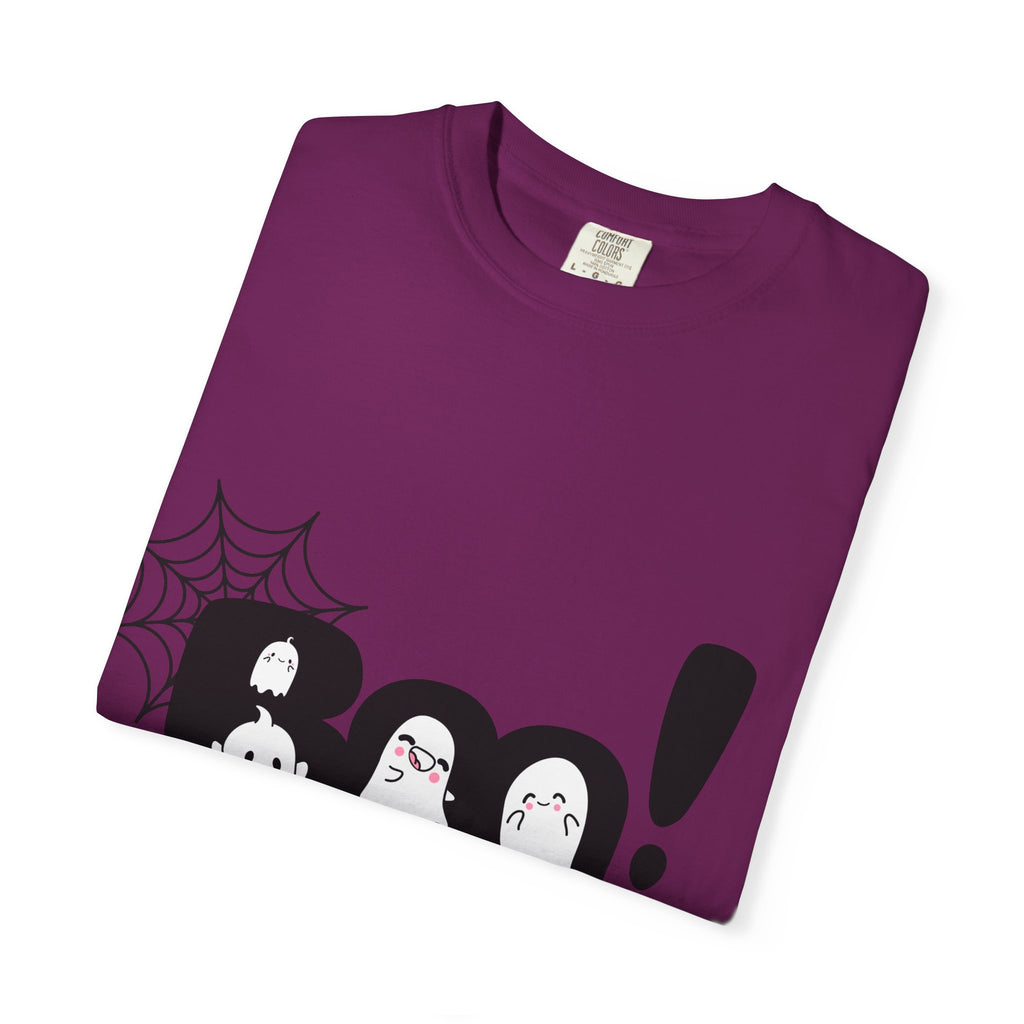 Halloween Boo T-Shirt, Spooky Fun Tee for Halloween, Unisex Ghost Shirt, Boo! Halloween Gift, Fall Celebration Apparel