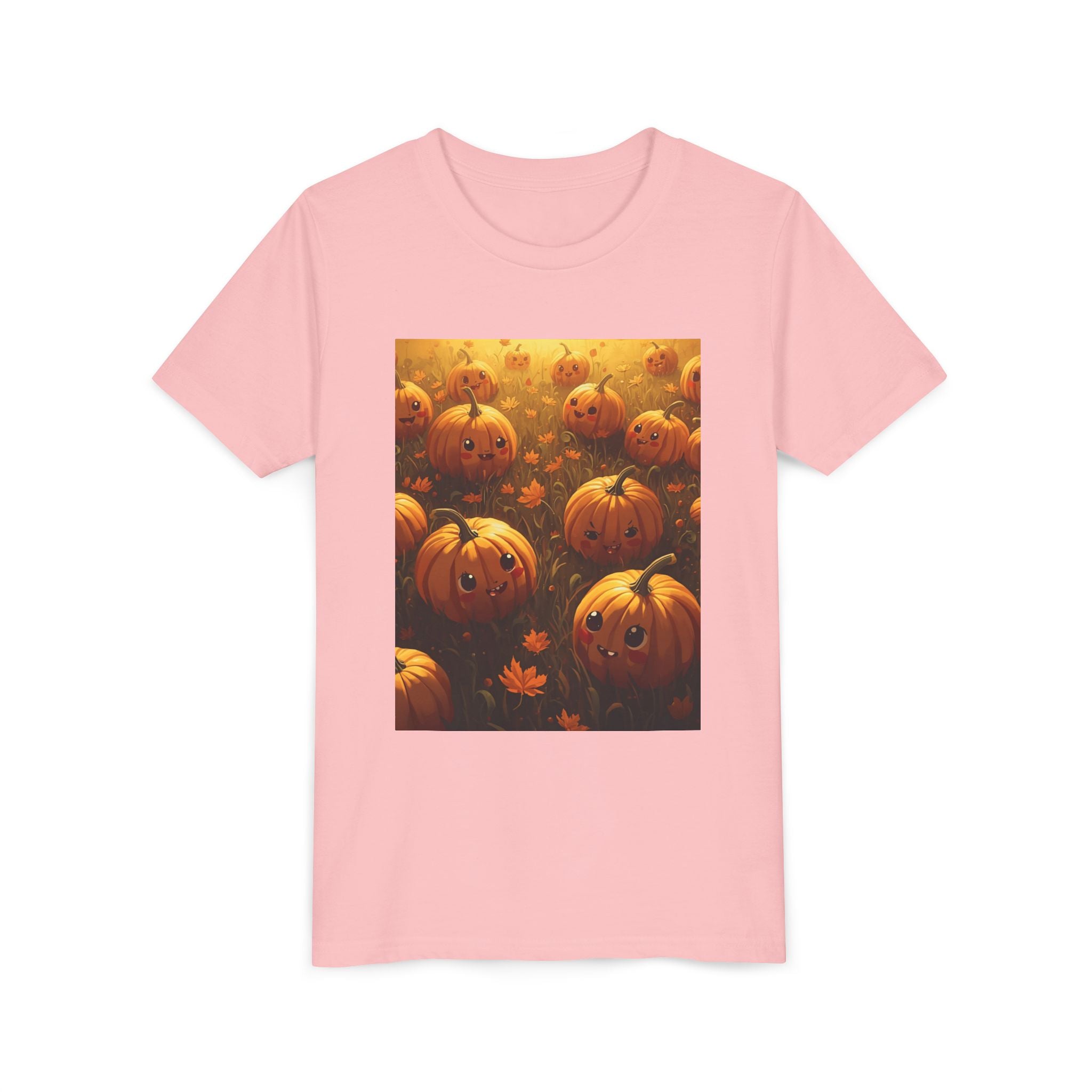 Pumpkin Halloween Youth Tee, Fall Shirt, Halloween Gift, Kids Halloween Apparel, Harvest Celebration T-shirt