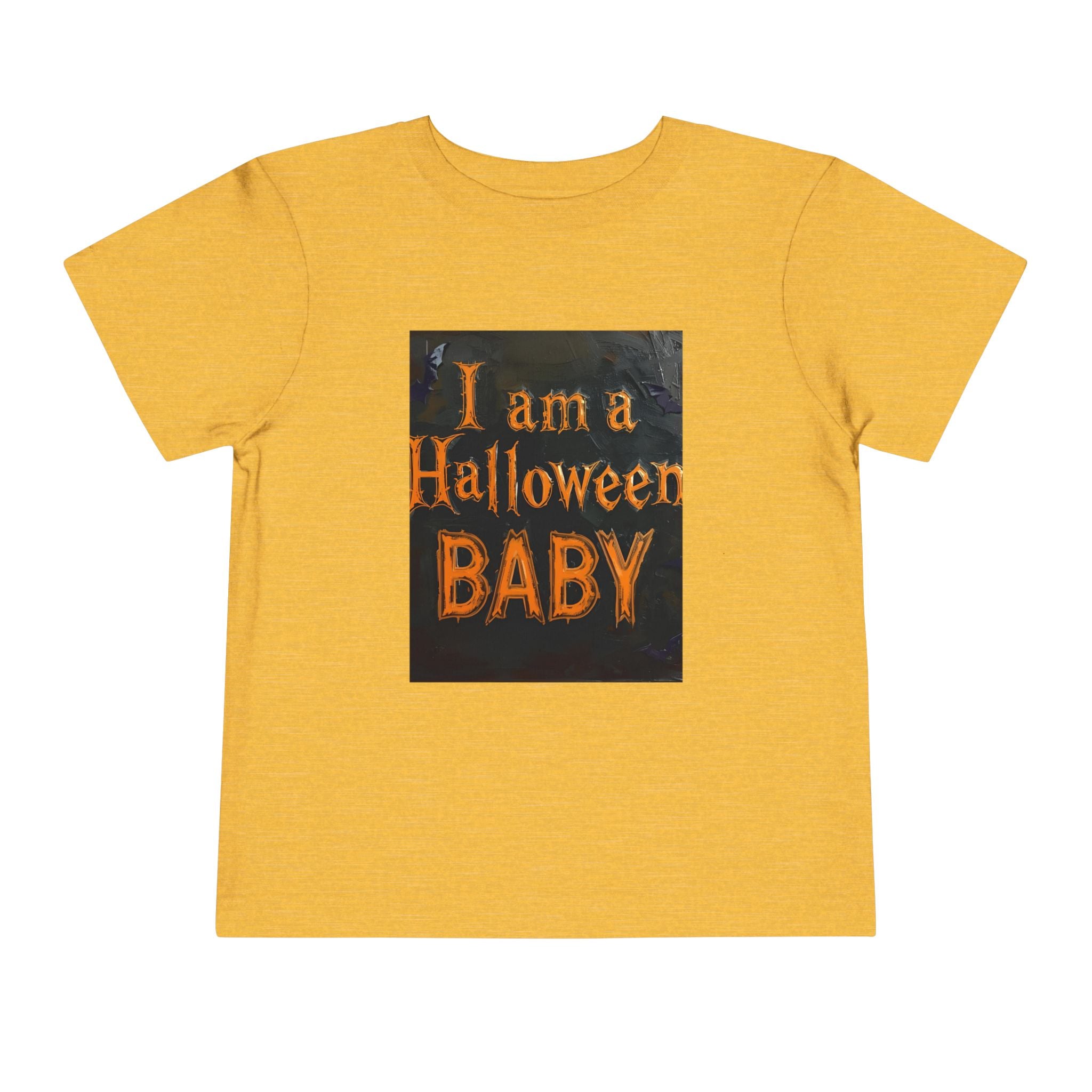I Am A Halloween Baby Toddler Short Sleeve Tee