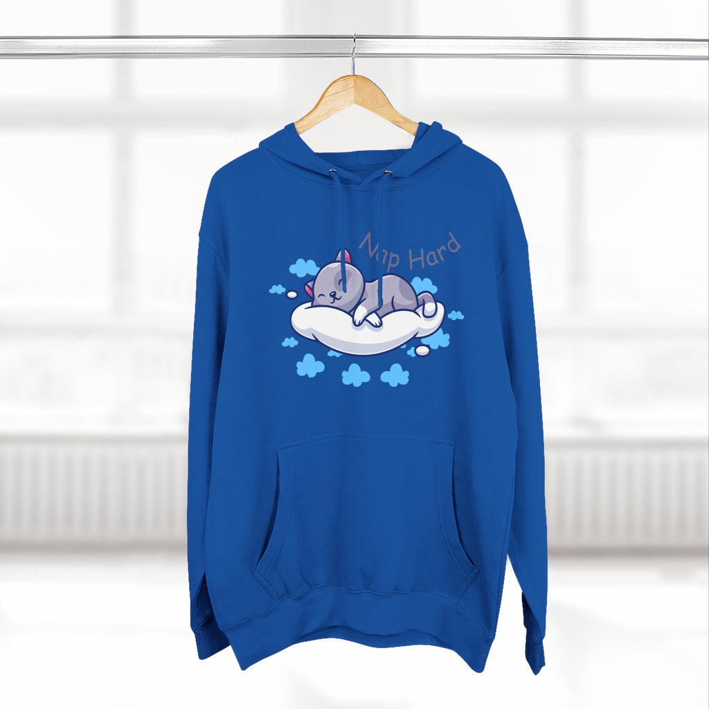 Cozy Cat Nap Hoodie - Perfect for Pet Lovers, Chill Days, Cozy Nights, Birthday Gift, Cat Pajama