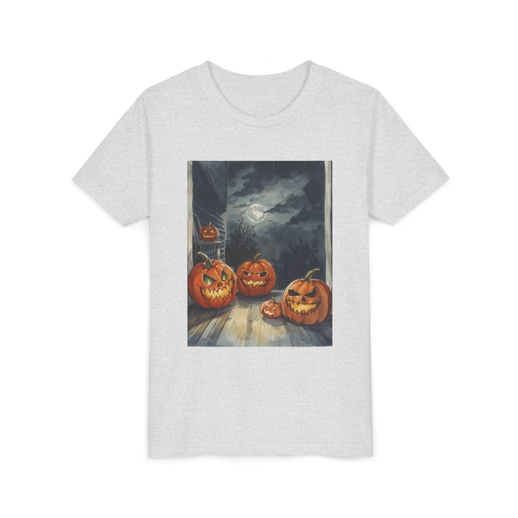 Halloween Pumpkin Spooky Youth Short Sleeve Tee