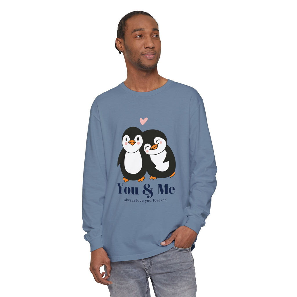 Adorable Penguin Love Long Sleeve T-Shirt | Cute Couples Gift, Valentine's Day Apparel, Matching Tees, Cozy Date Night Wear, [...]