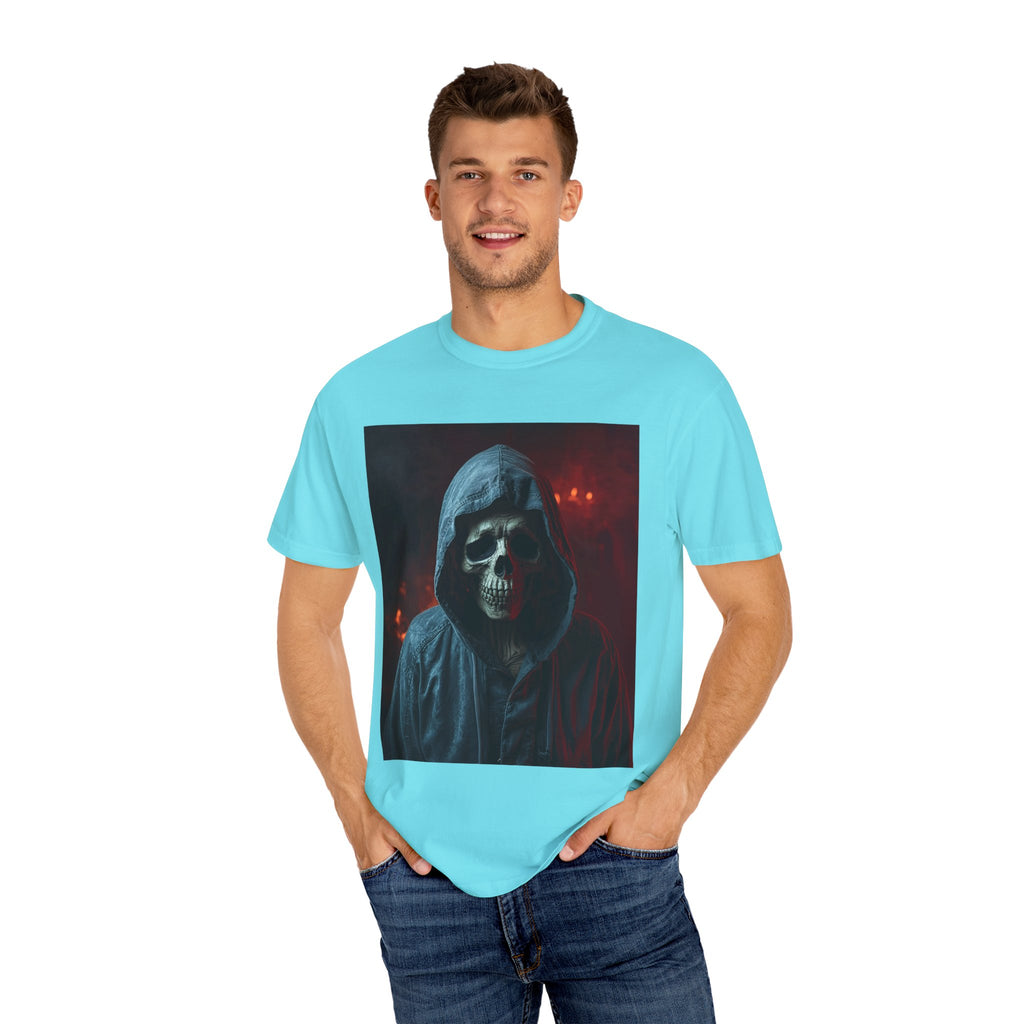 Gothic Skull T-Shirt | Unisex Vintage Tee, Halloween Shirt, Edgy Graphic Top, Unique Gift for Him/Her, Urban Style Wear