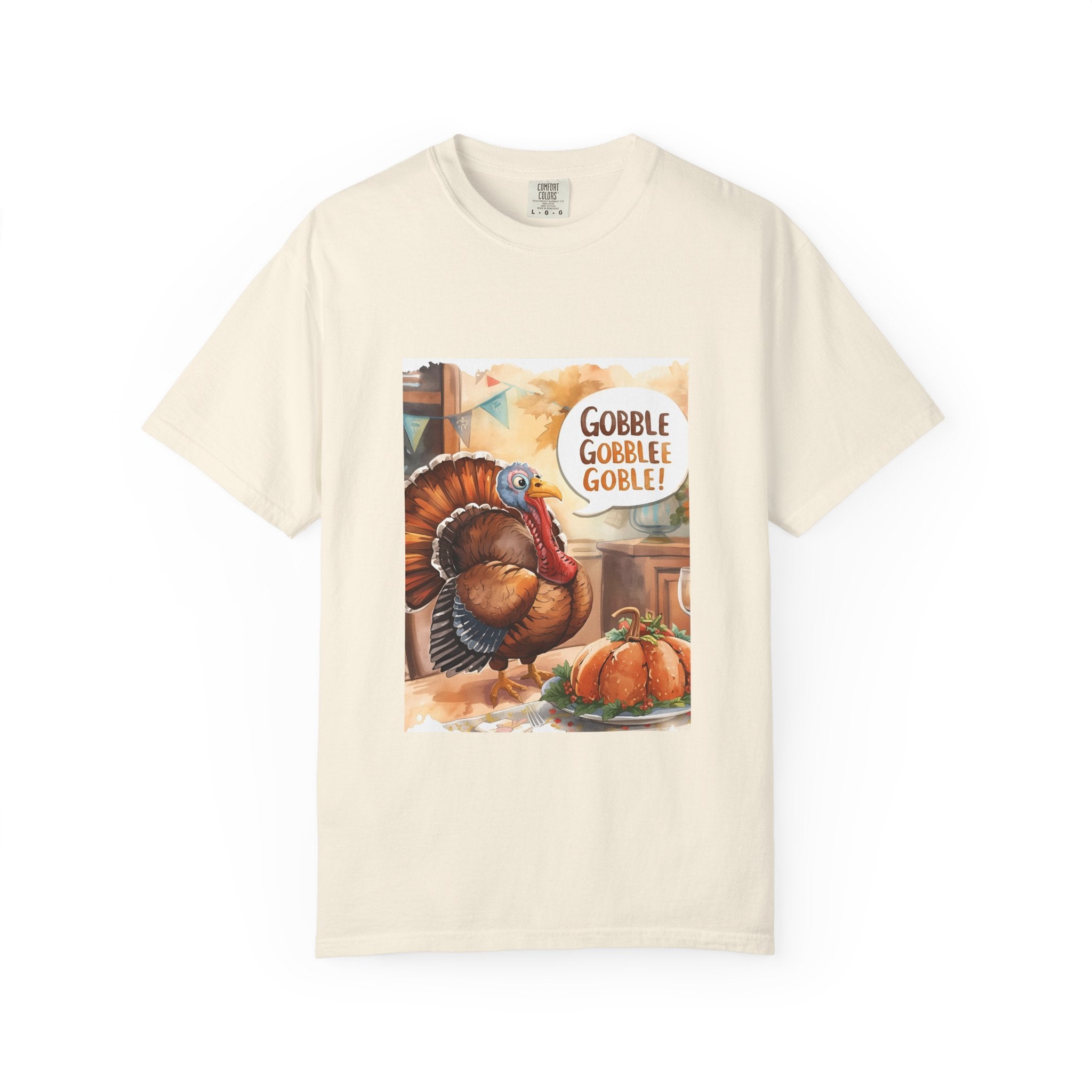 Thanksgiving Turkey T-Shirt | Gobble Gobble Graphic Tee | Fall Apparel, Holiday Gift, Casual Wear, Unisex Style, Autumn Collection