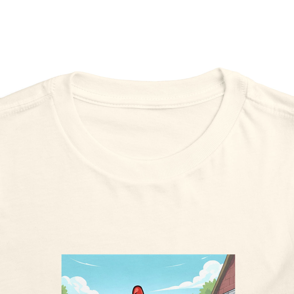 Chicken Funny Toddler Short Sleeve Tee