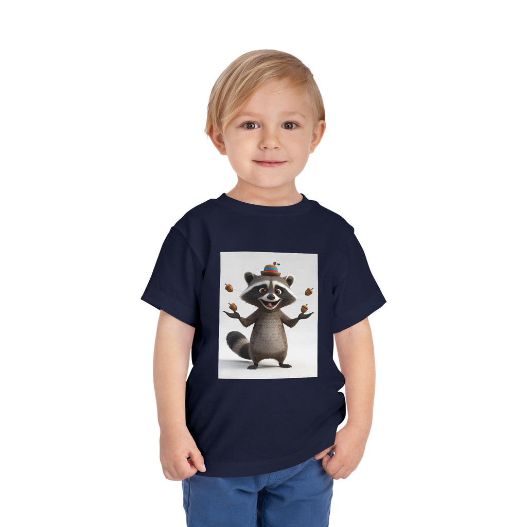 Raccoon Toddler Short Sleeve Tee