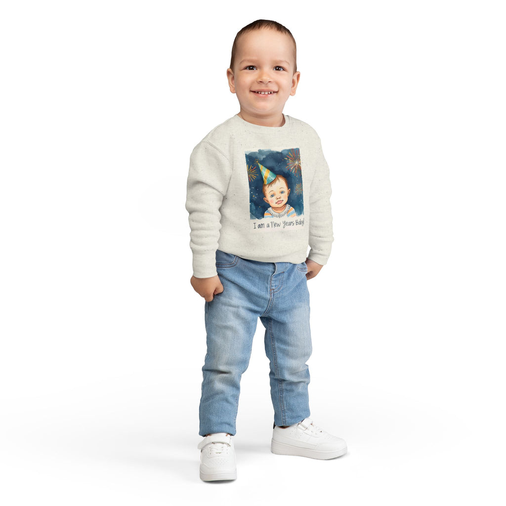I Am A New Years Baby Toddler Sweatshirt