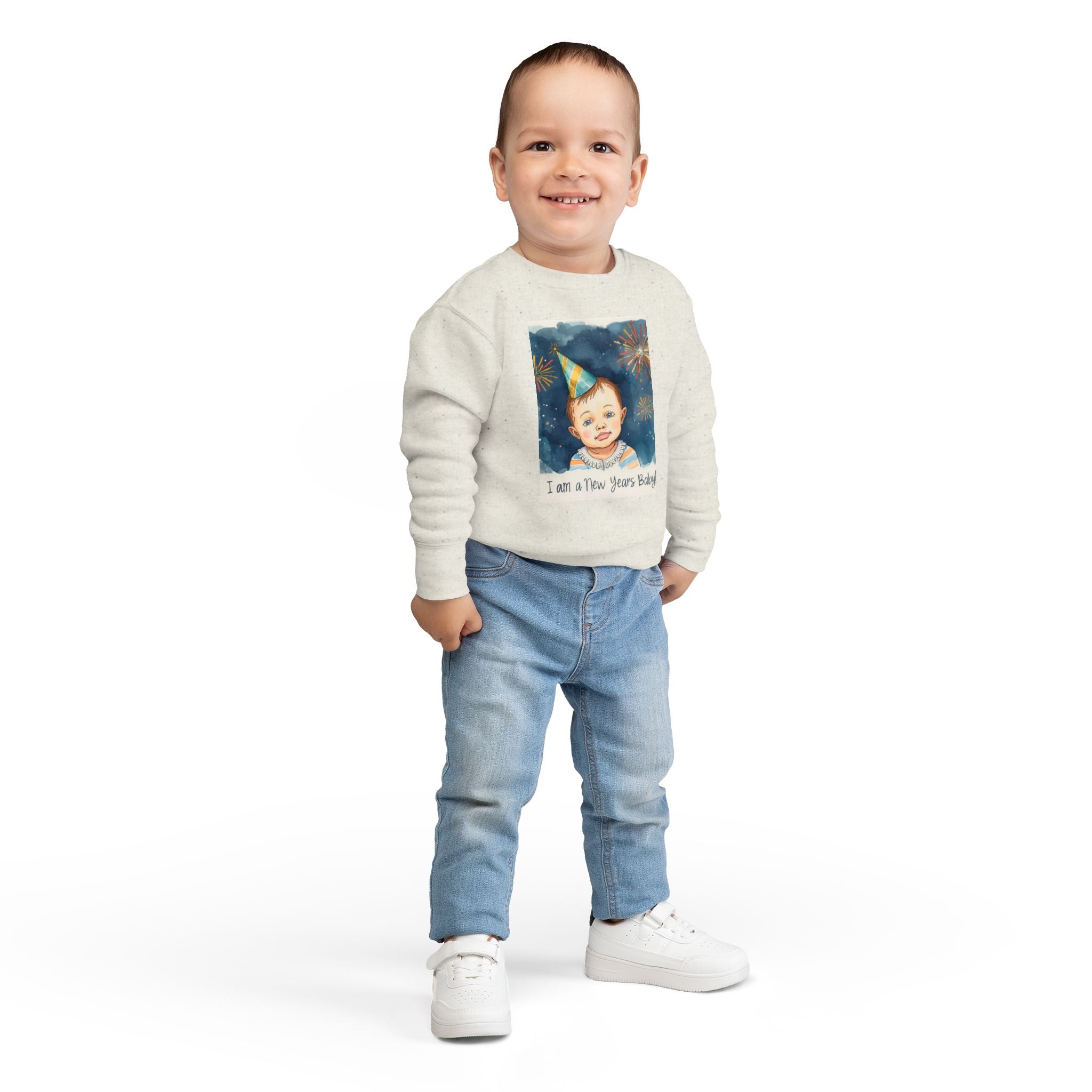 I Am A New Years Baby Toddler Sweatshirt