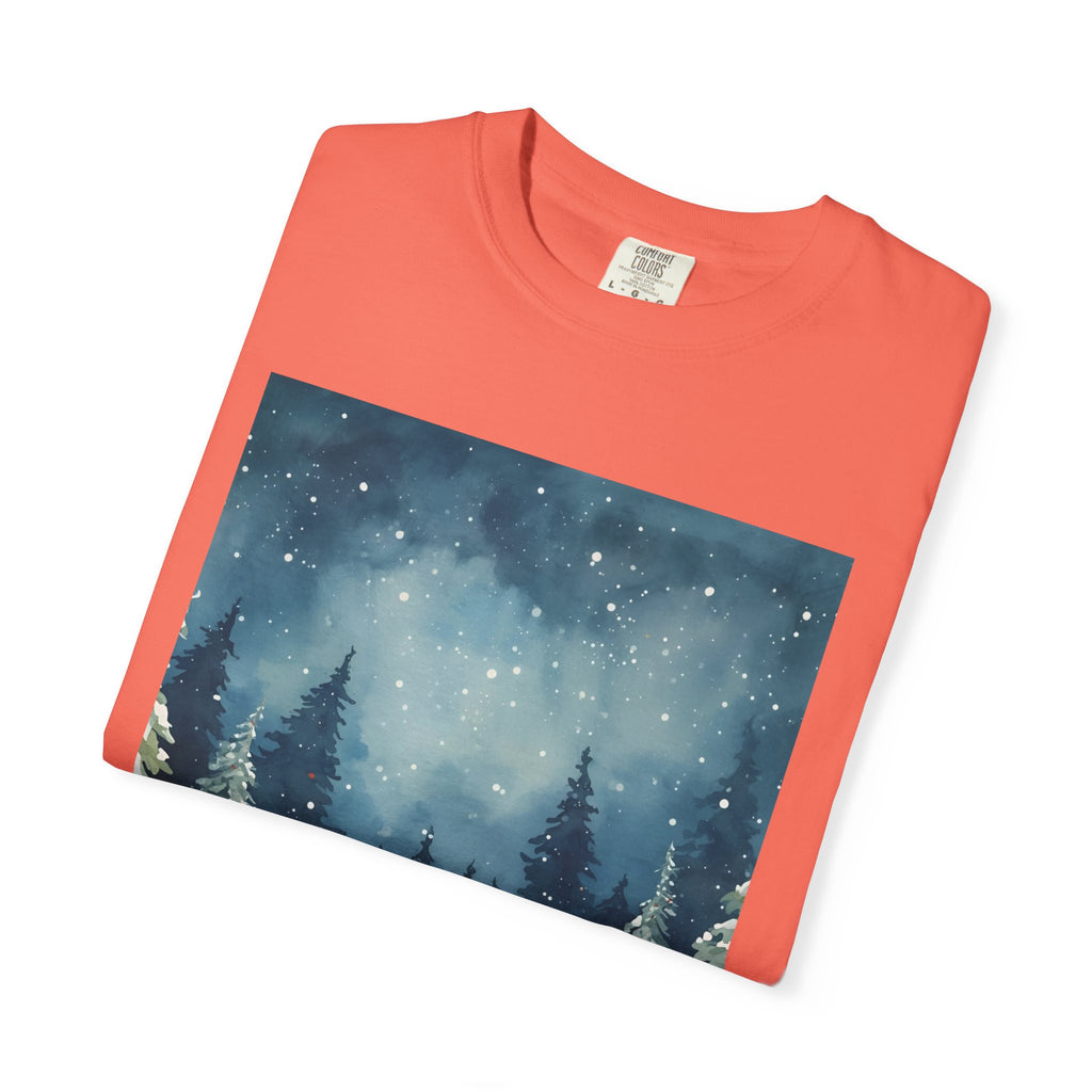 Winter Wonderland T-Shirt, Holiday Gift, Unisex Tee, Cozy Winter Apparel, Snowy Scene Shirt, Christmas Fashion