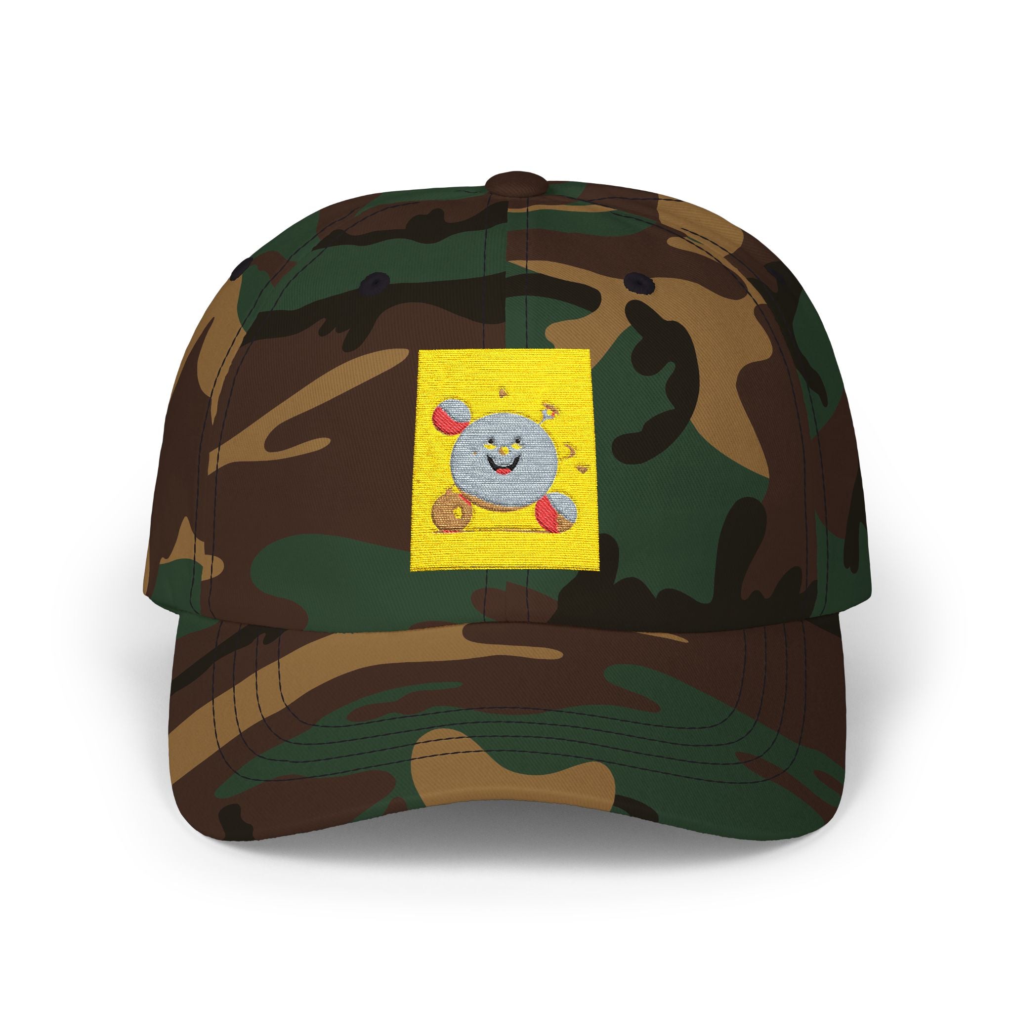 Whimsical Colorful Classic Dad Cap - Fun Vintage Embroidery, Ideal Gift for Father's Day, Casual Wear, Summer Outing, Unique Accessory